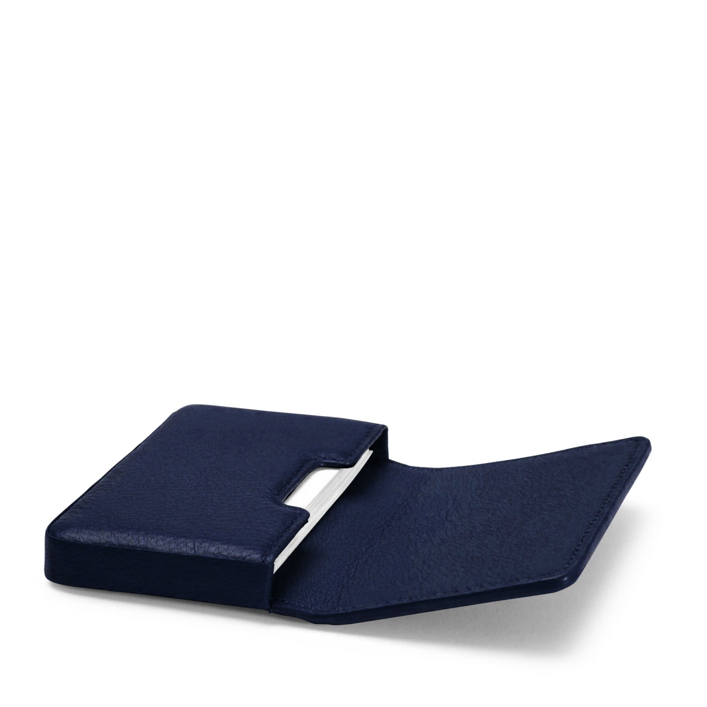 Business Card Case Navy Blue