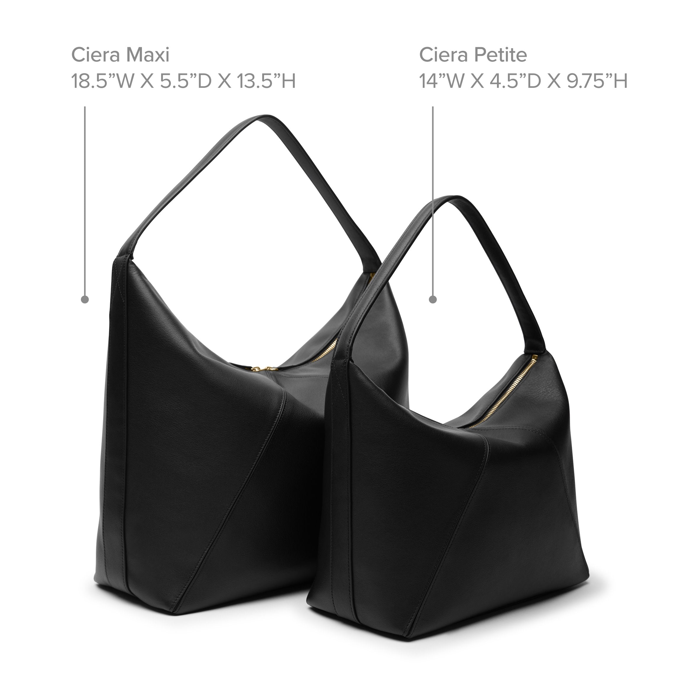 Ciera Maxi Hobo | Full grain leather, spacious and stylish