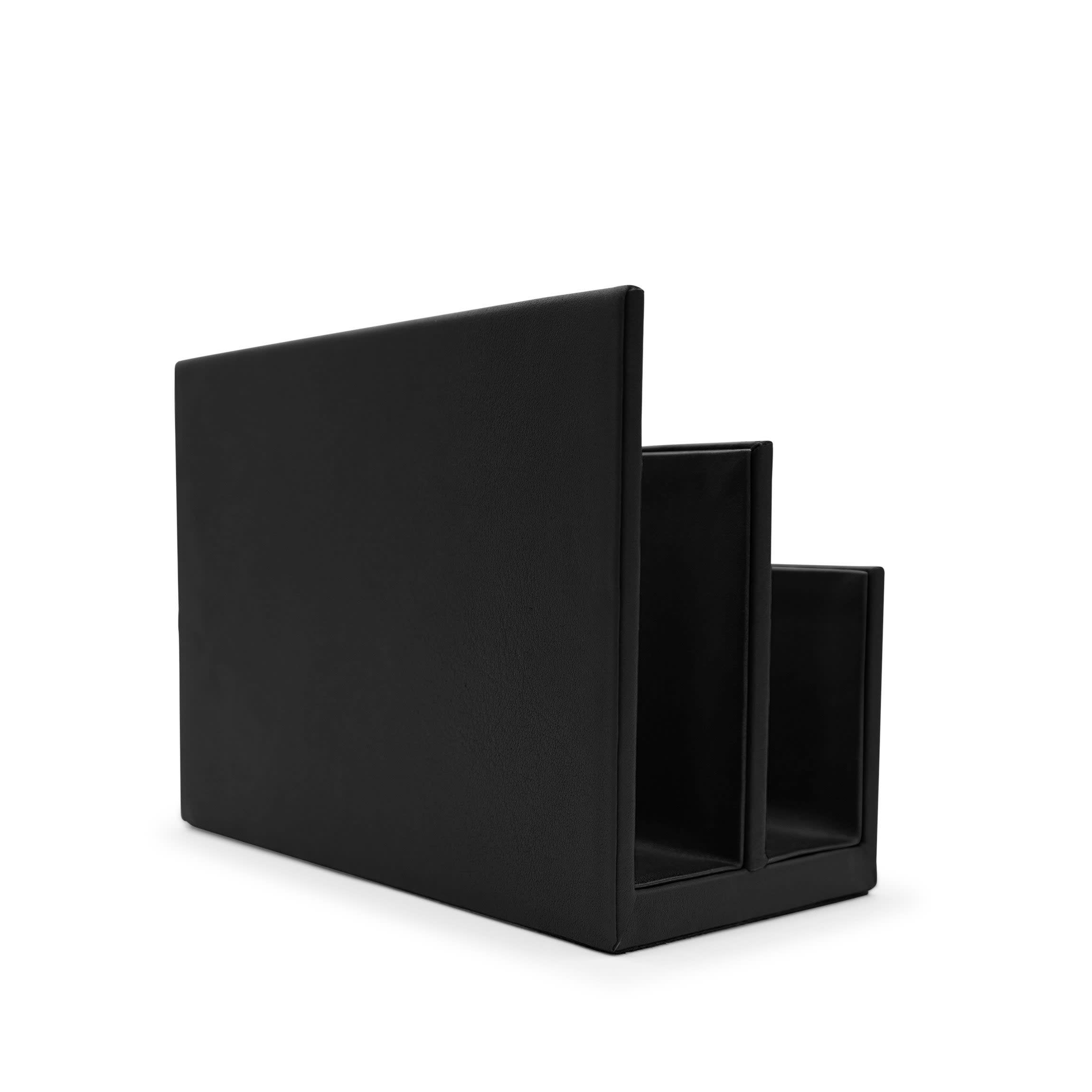 Classic Letter Holder | Full grain leather, elegant desk