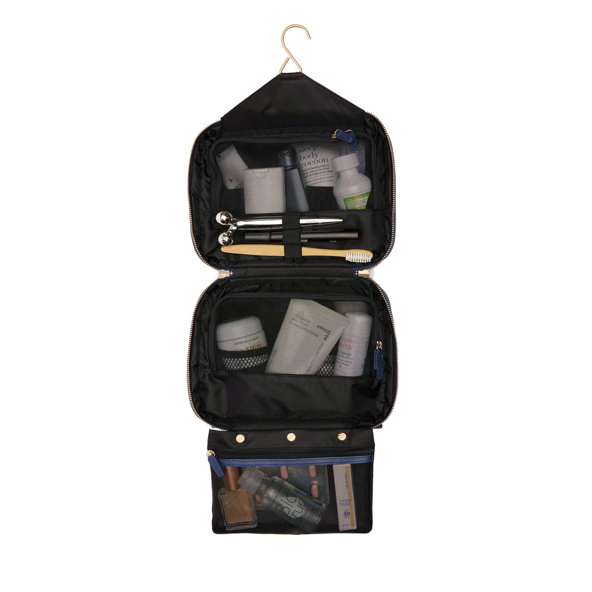 bags backpacks gio travel cosmetic bag Daily Hanging Case - Water-resistant lining, Interior hanger - Navy Blue Default Category/Baits/Jigs/Finesse Jigs Nine West | Bags New without tags Color:Chroma Purple Light Heather-Hushed Lavender