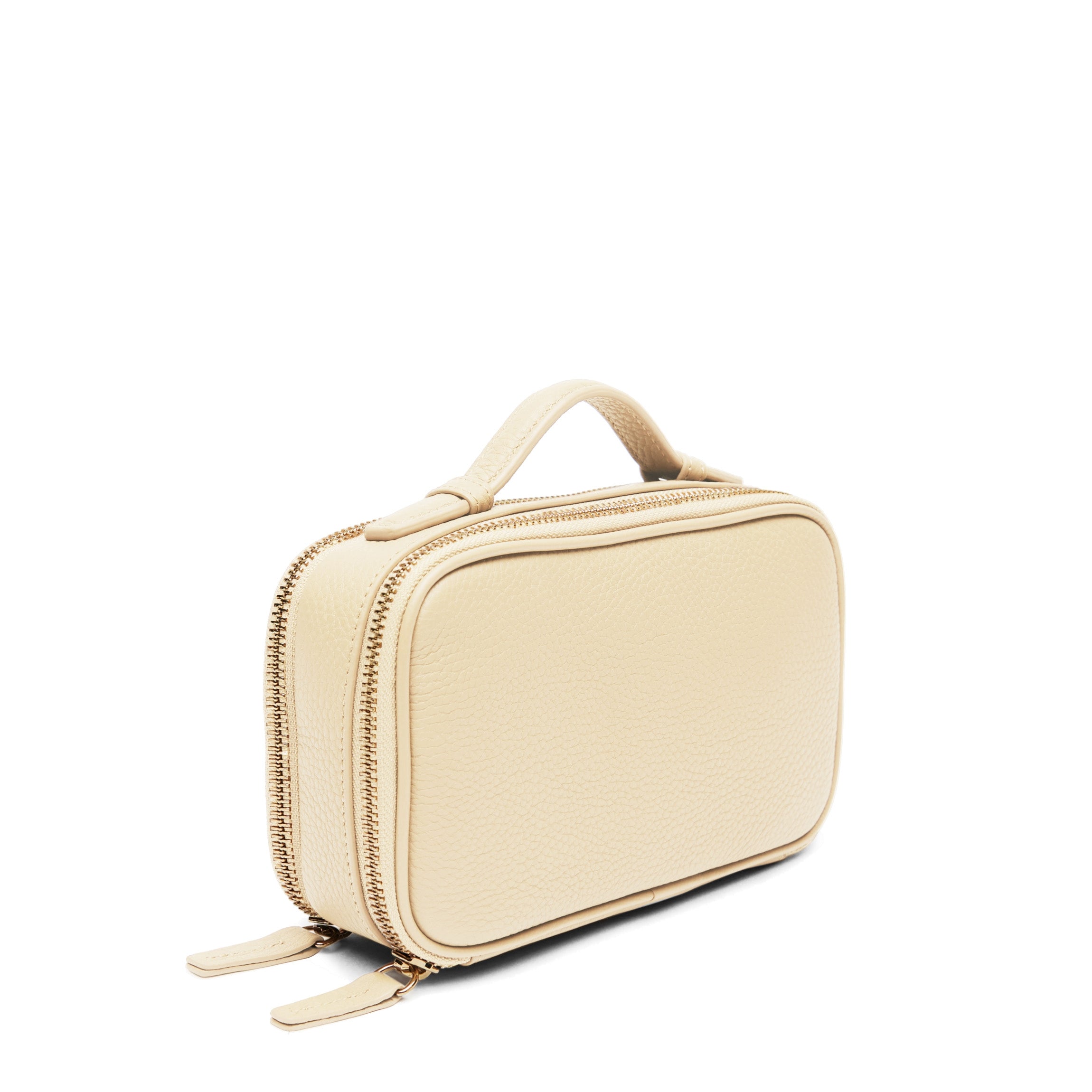 Daily Small Travel Case | Full Grain Leather Sand – Leatherology