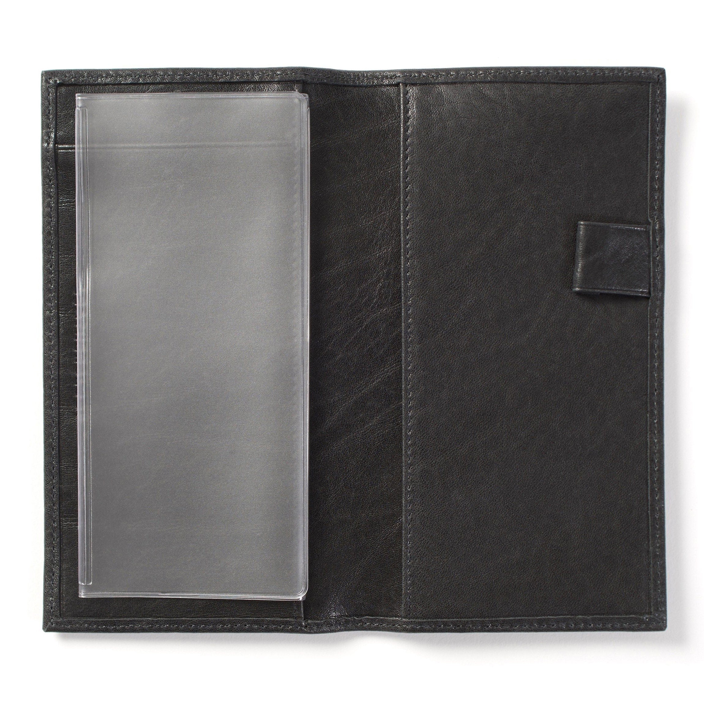Deluxe Checkbook Cover with Divider | Full grain leather, refined