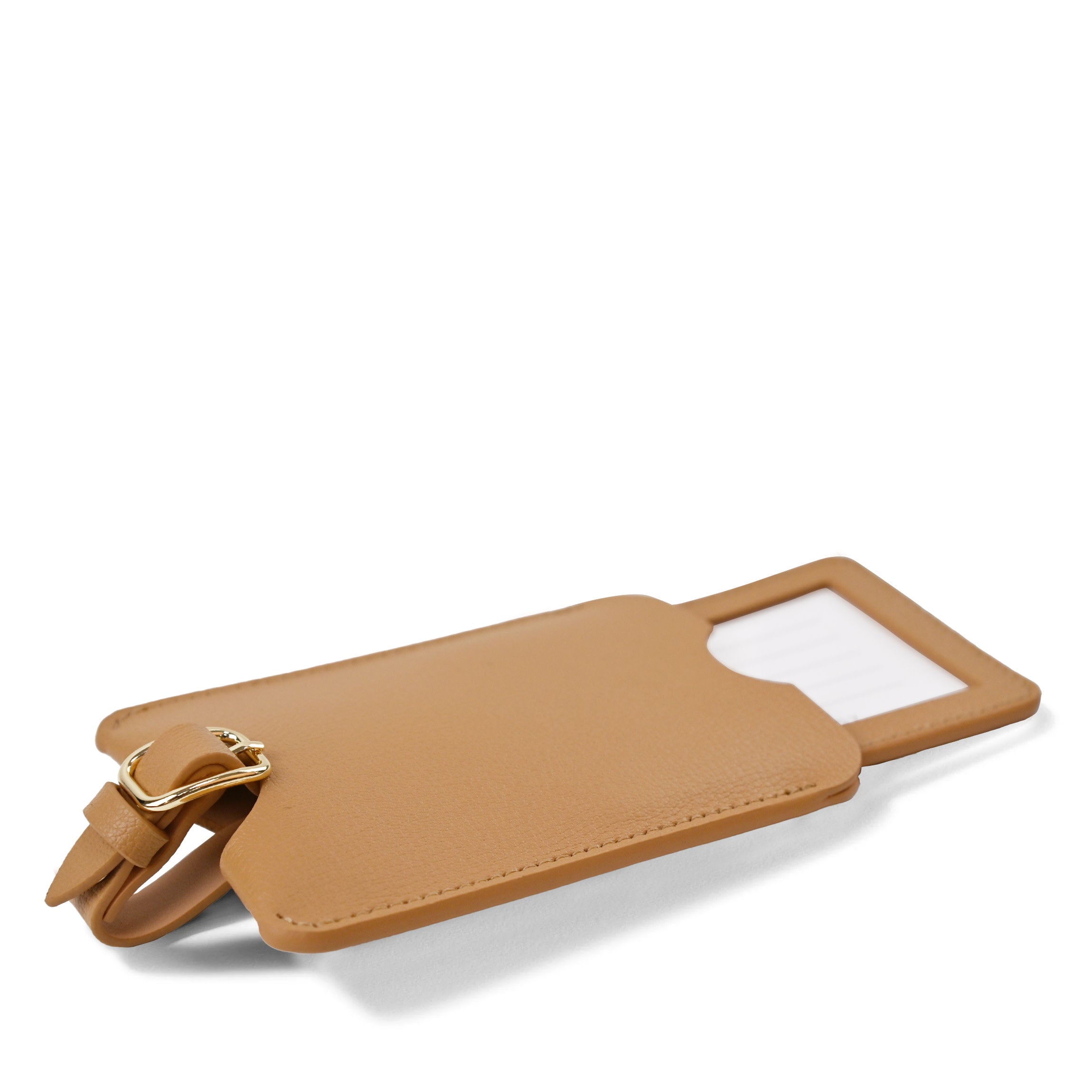 Deluxe Luggage Tag | Full grain leather, elegant travel accessory