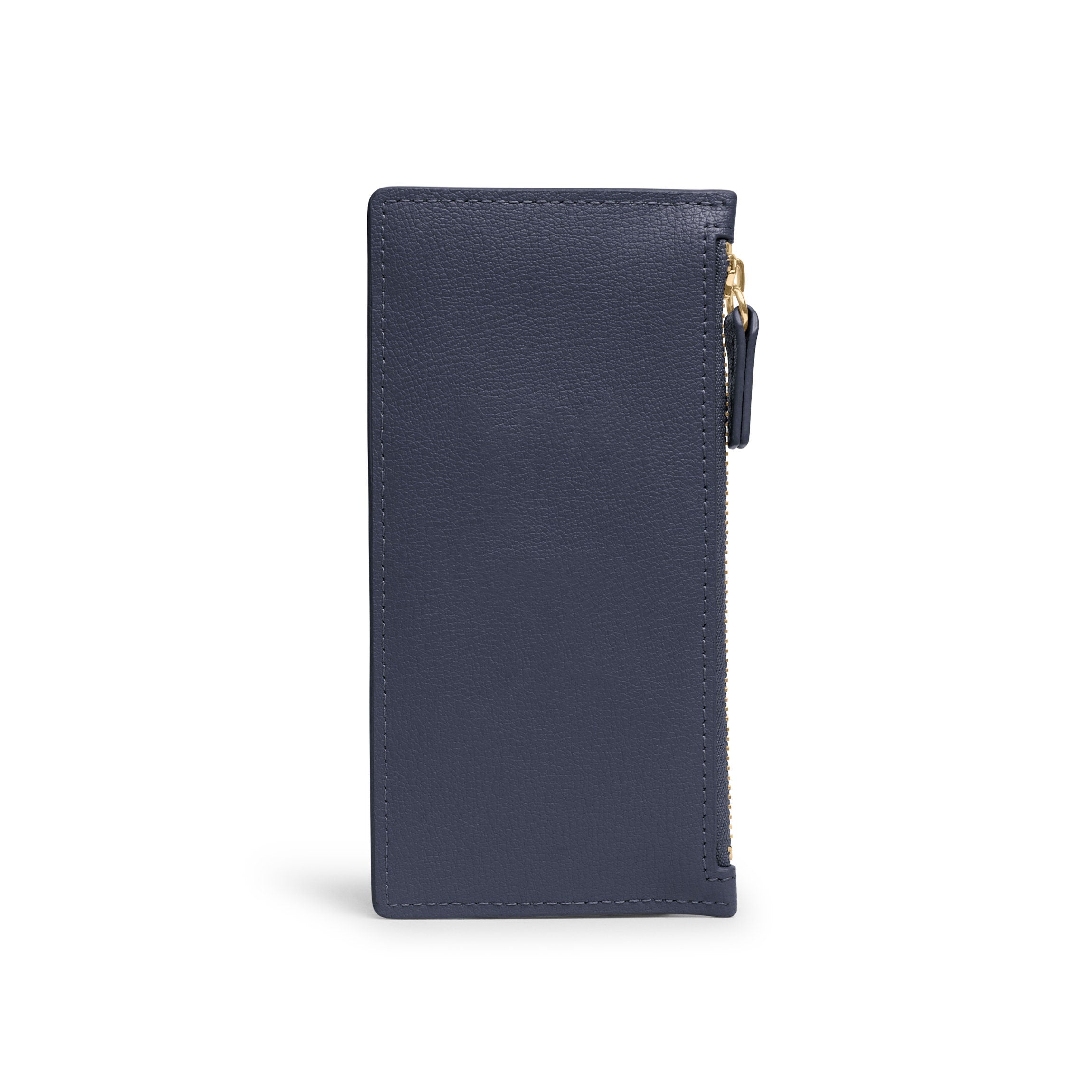 Devon Slim Zip Card Case | Full grain leather, compact card