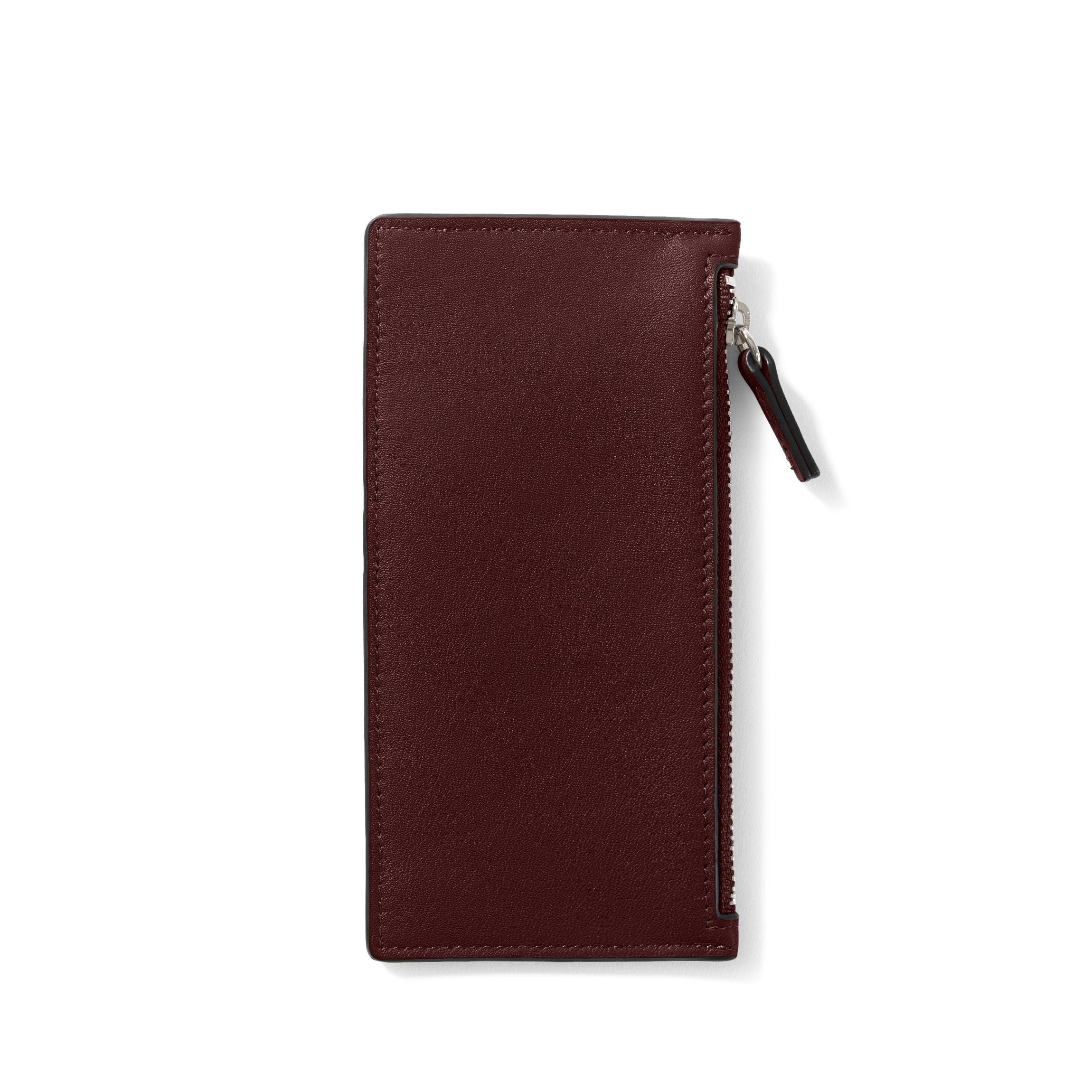 Devon Slim Zip Card Case | Full Grain Leather, Compact Card