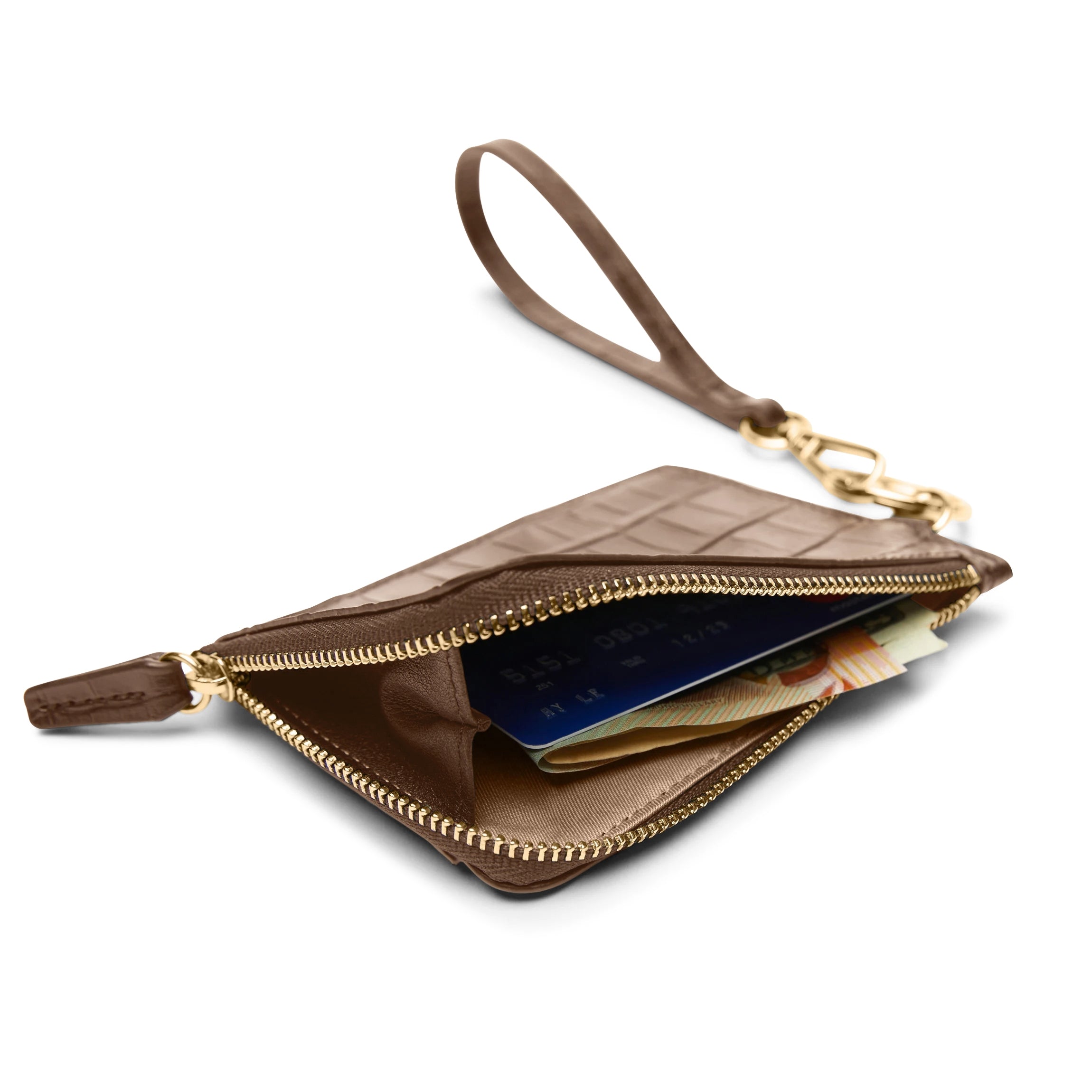 Devon Wristlet | Full grain leather, versatile everyday pouch