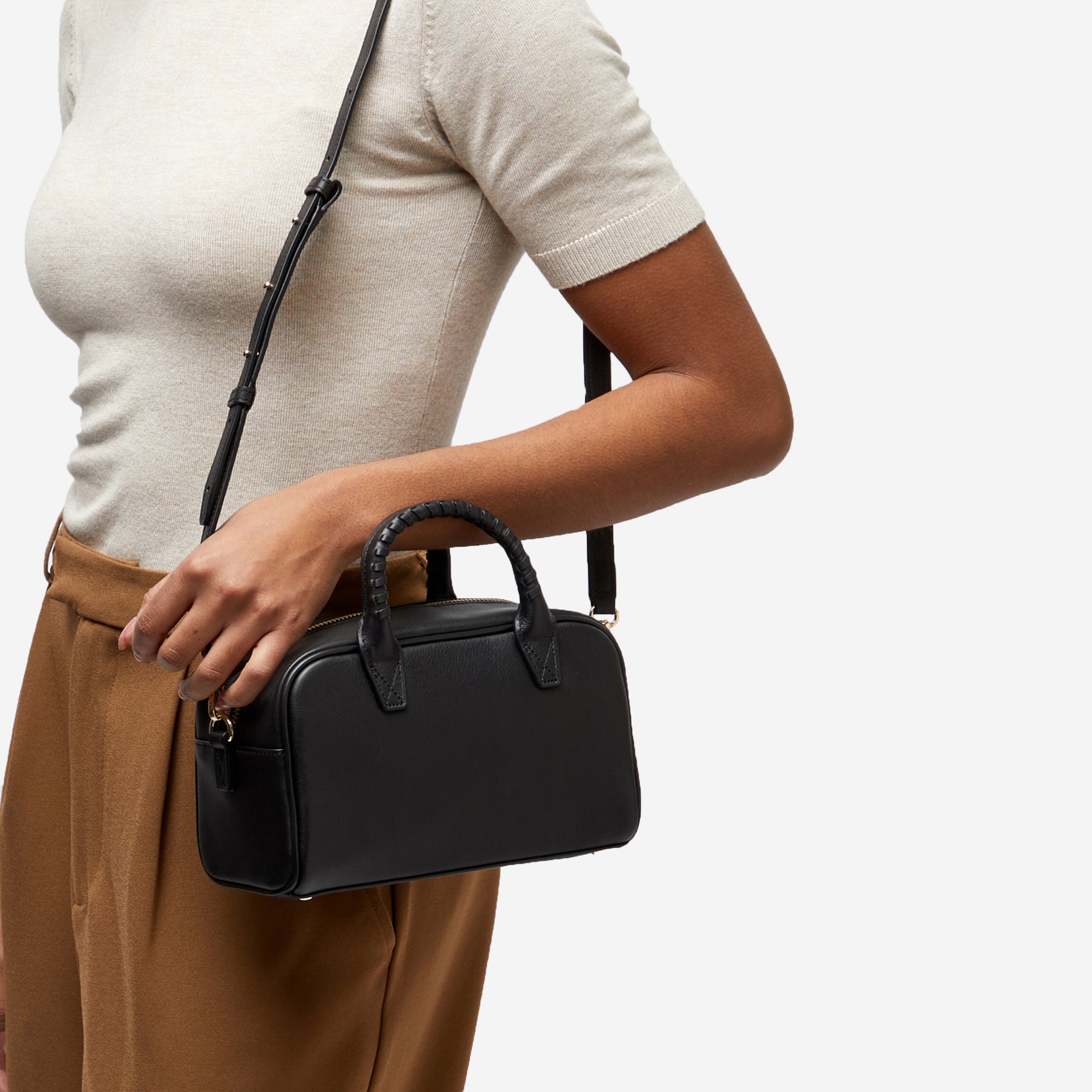 バッグ the high lights micro-mini leather bag Park Mini Satchel | Full grain leather, chic compact carry