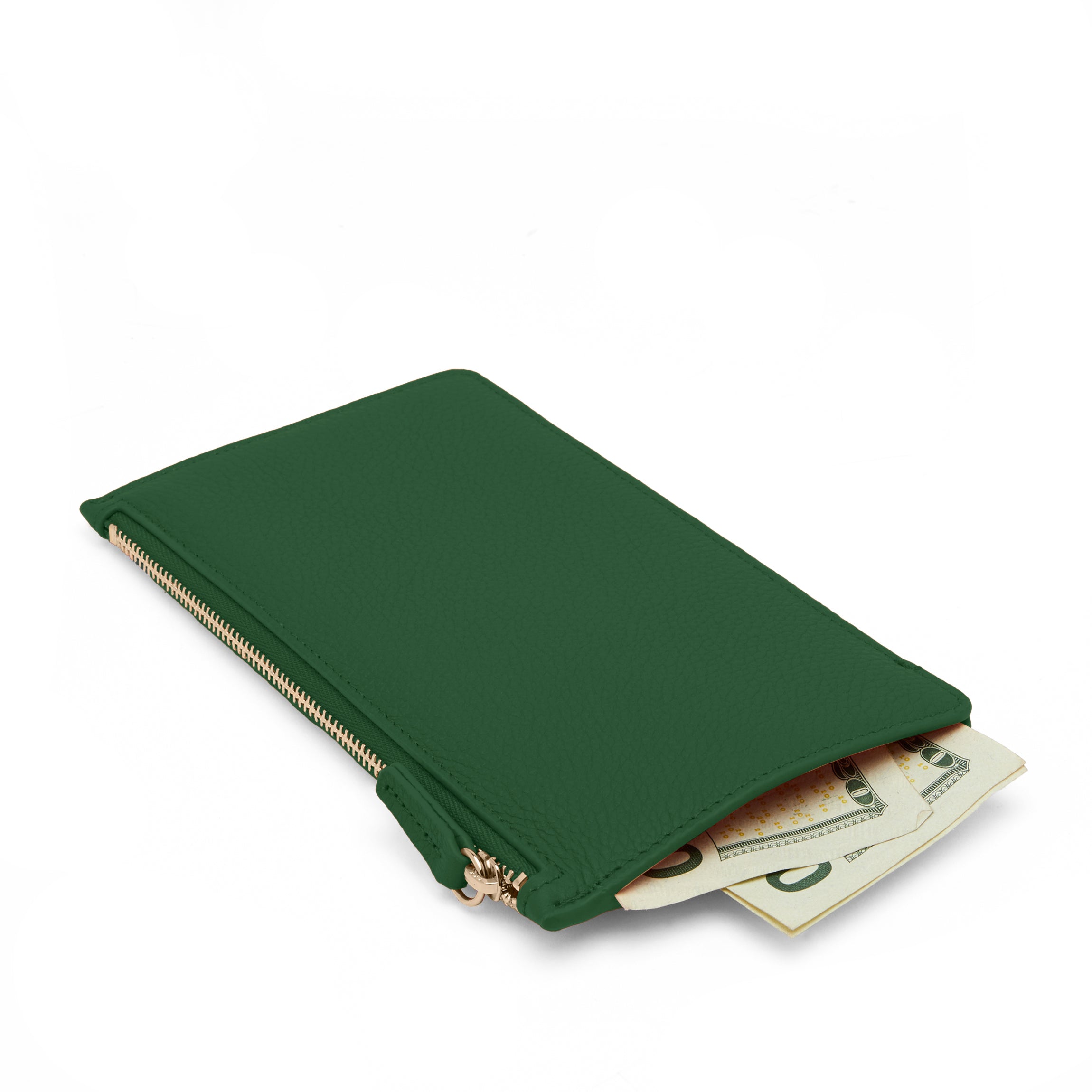 Highland Slim Horizontal Wallet | Full Grain Leather Fairway Green