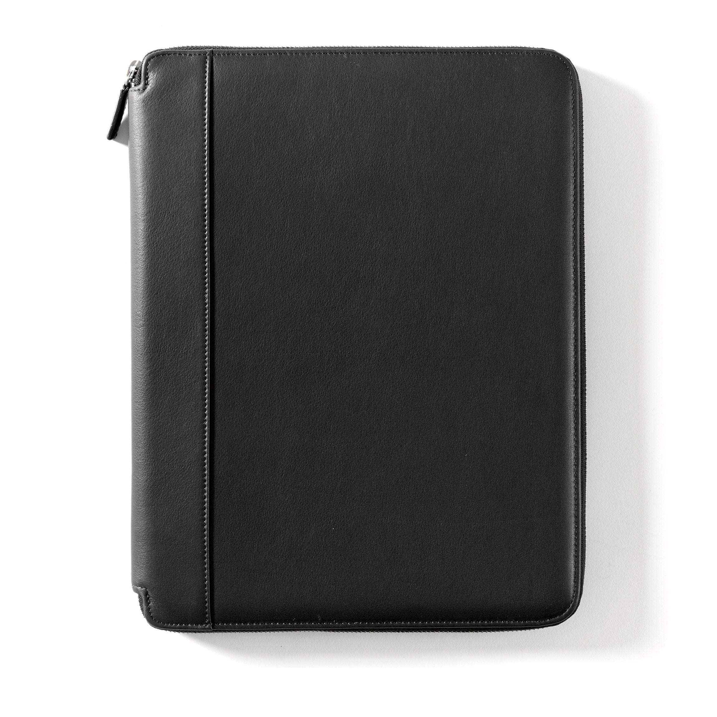 Executive Zippered Portfolio | Full grain leather