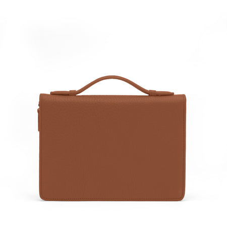 Family Passport Holder | Full Grain Leather Saddle Brown