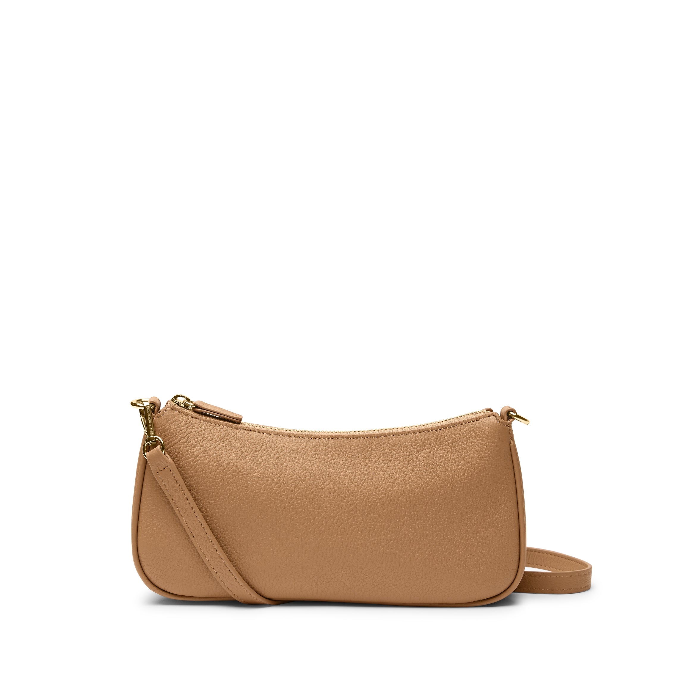Greta Chain Small Pochette | Full grain leather, compact and chic