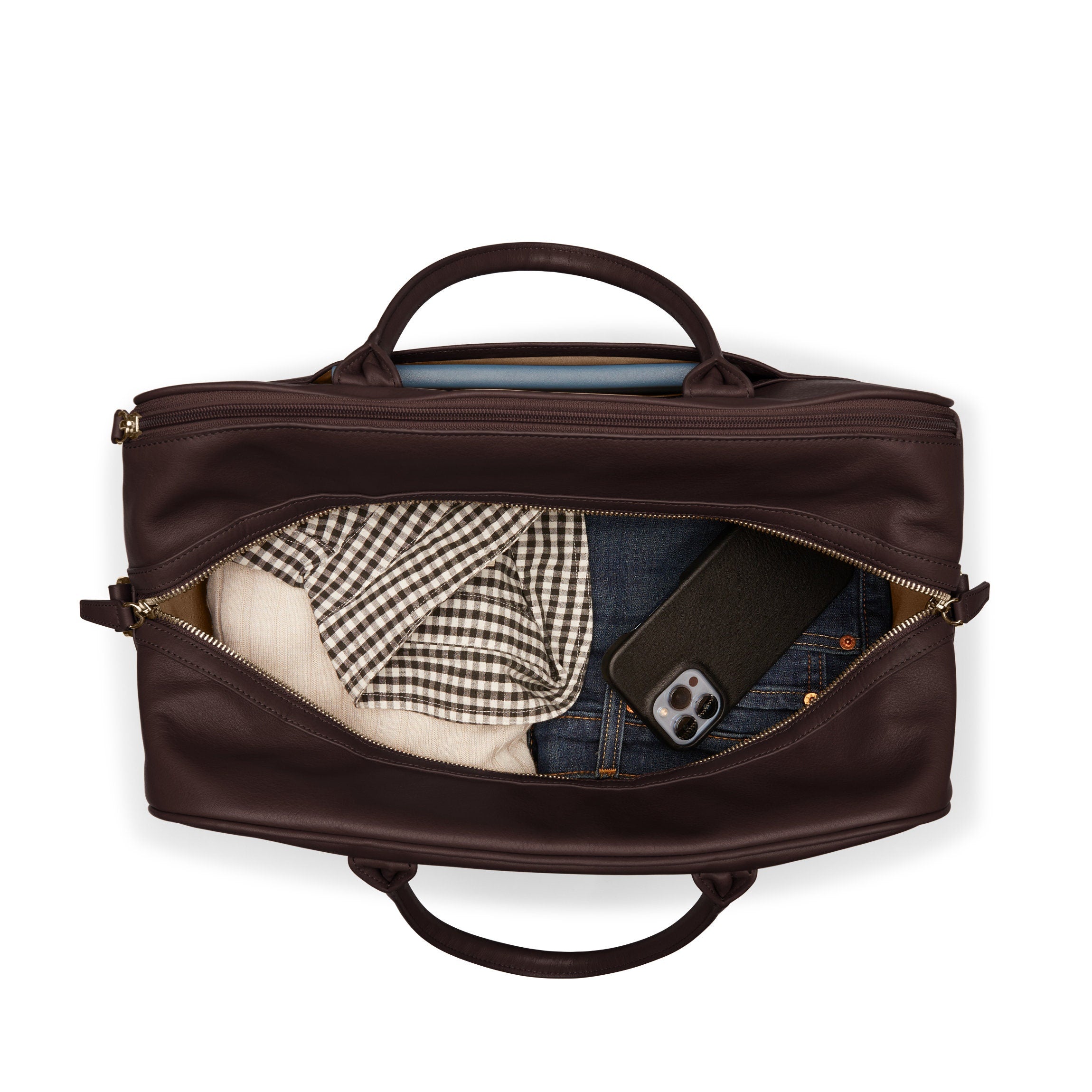 Harwood Weekender | Full grain leather, versatile getaway bag