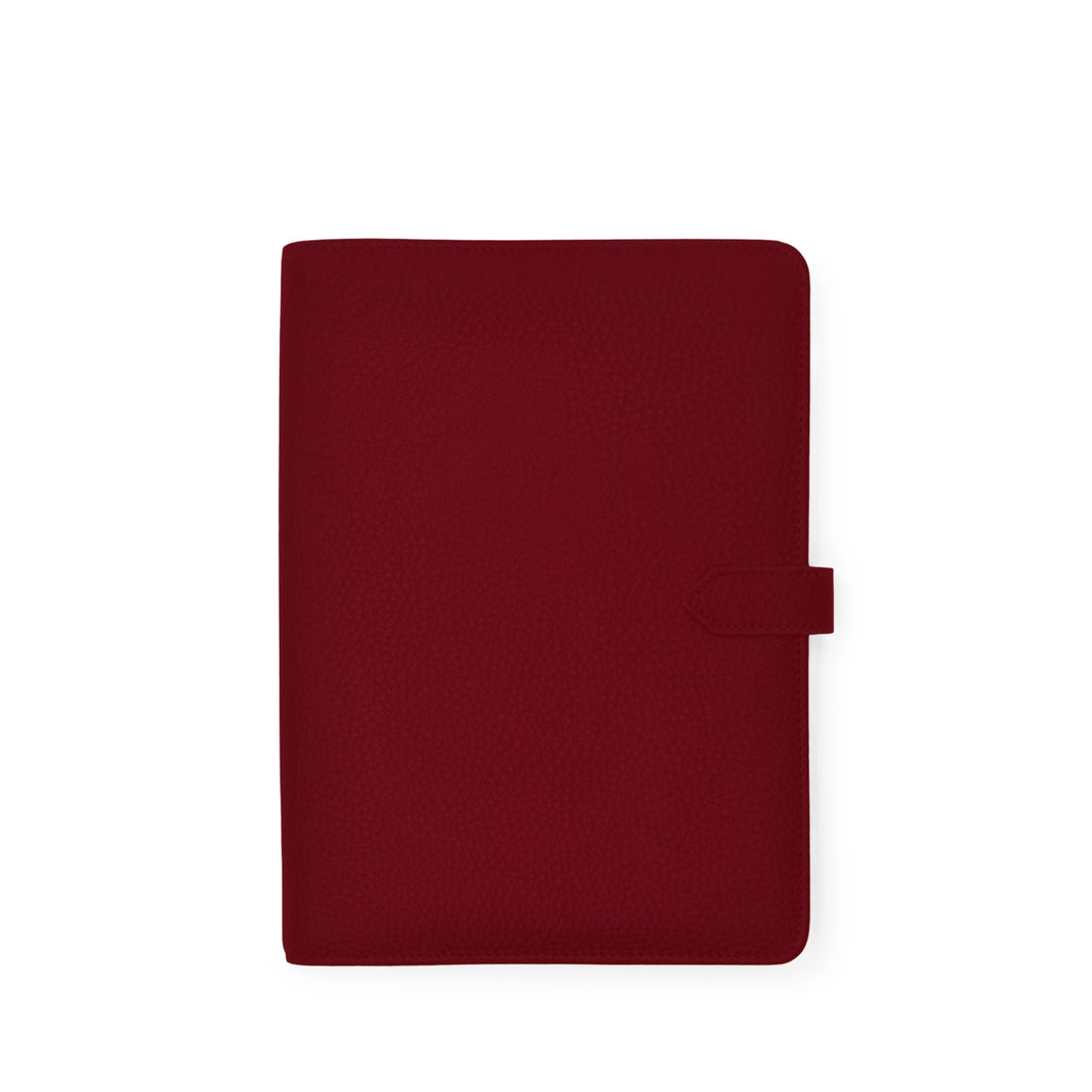 B5 Snap Padfolio Garnet Red