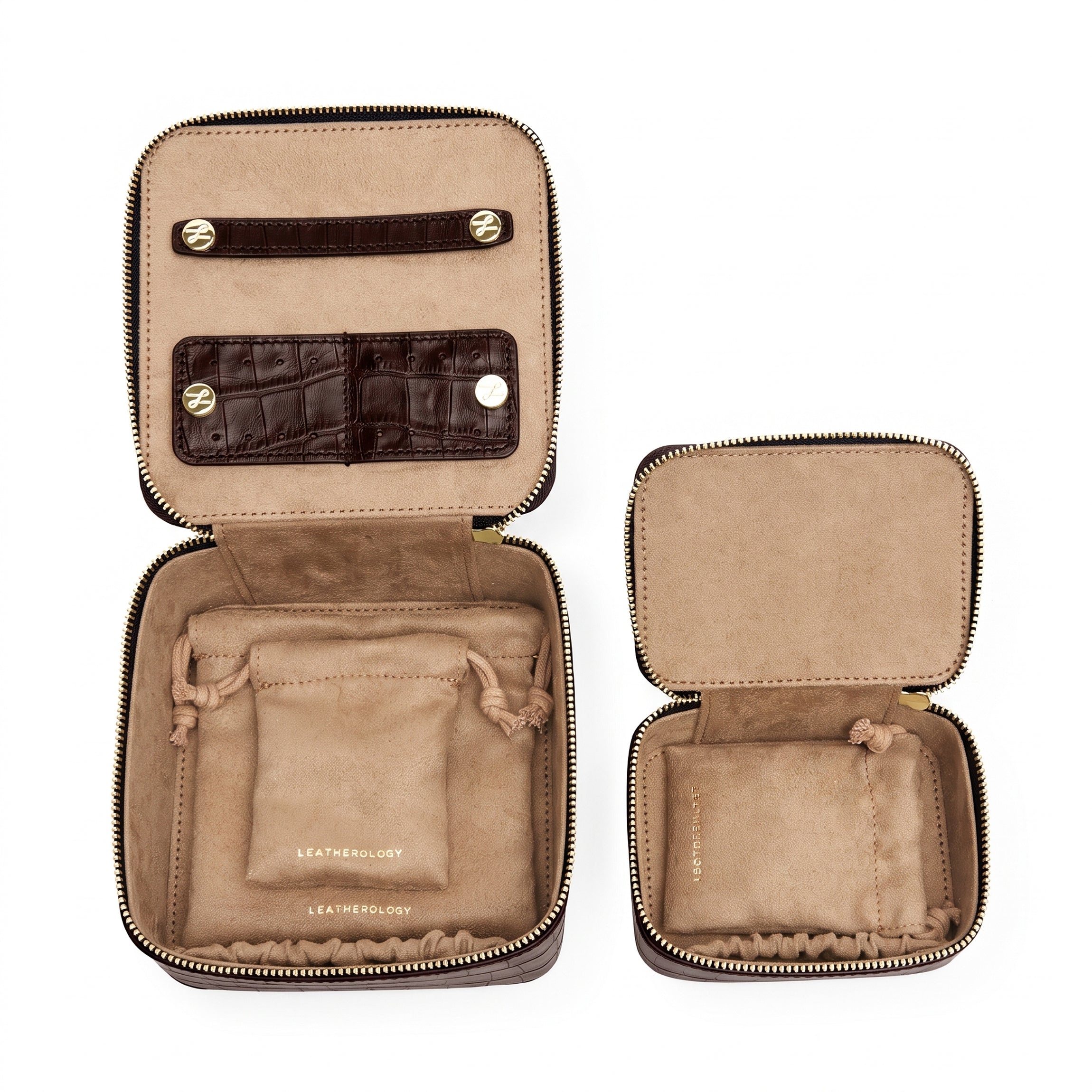 Jewelry Organizer Set | Full Grain Leather, Complete Jewelry