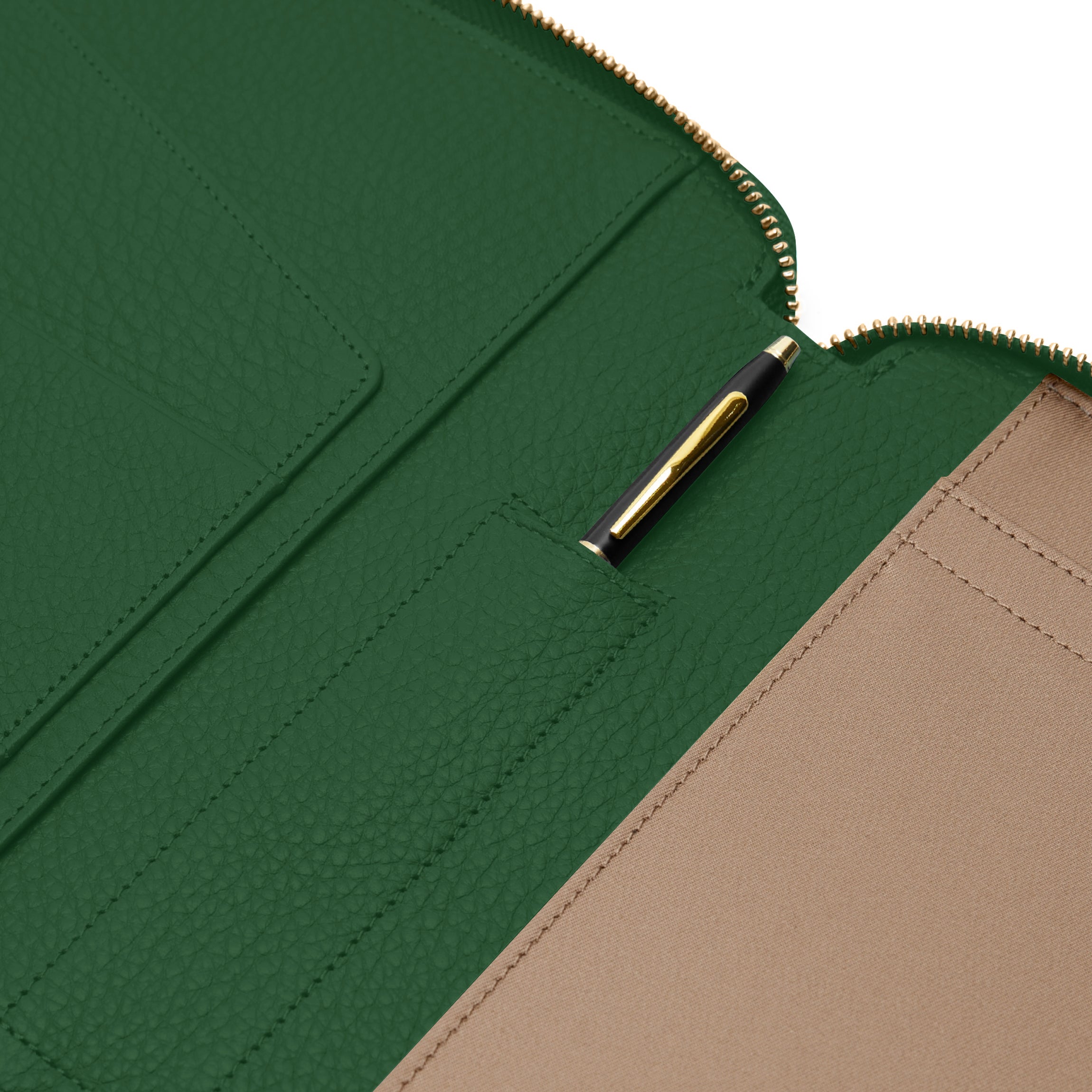 A5 Zippered Journal | Full grain leather, compact and secure