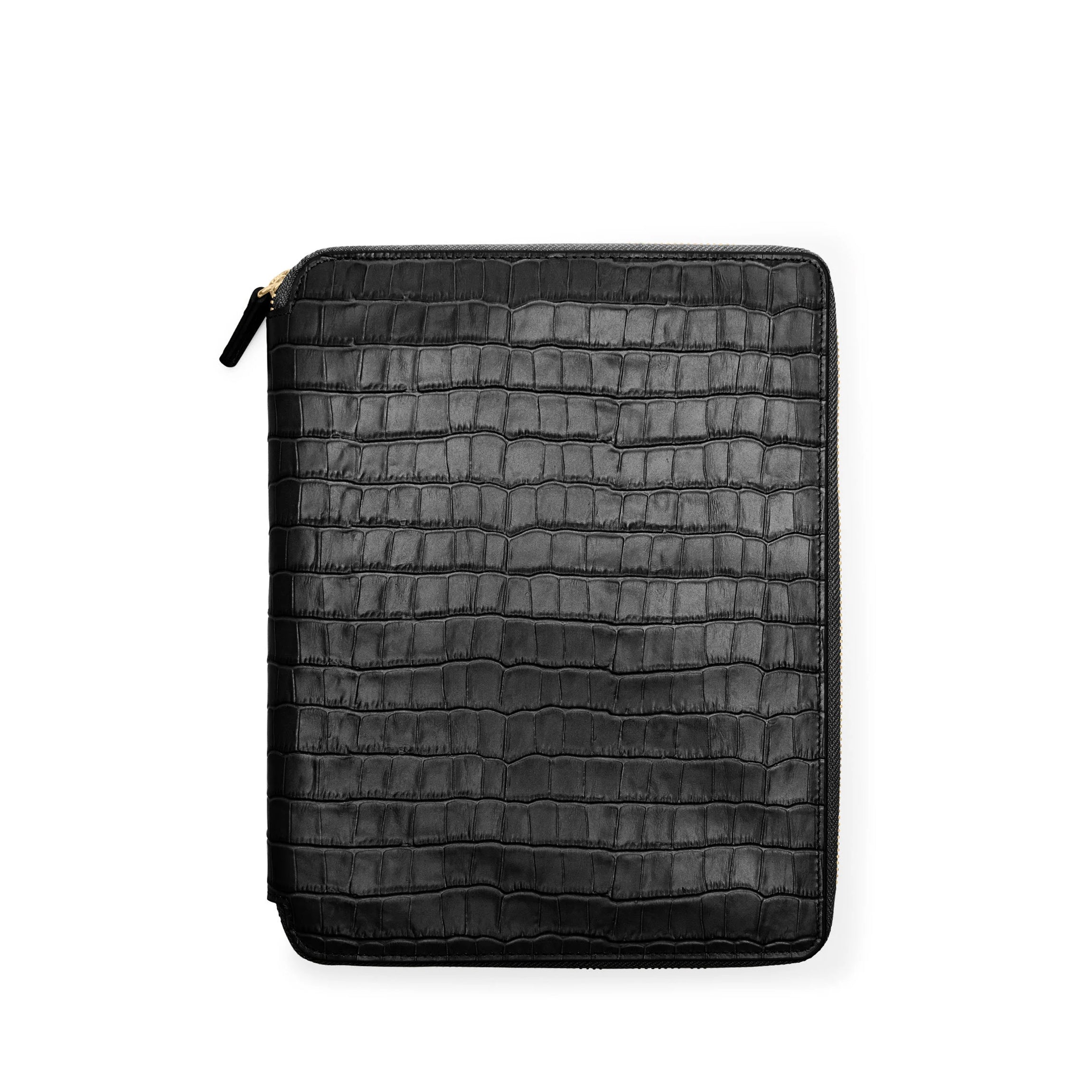 B5 Composition Zippered Journal | Full Grain Leather, Professional
