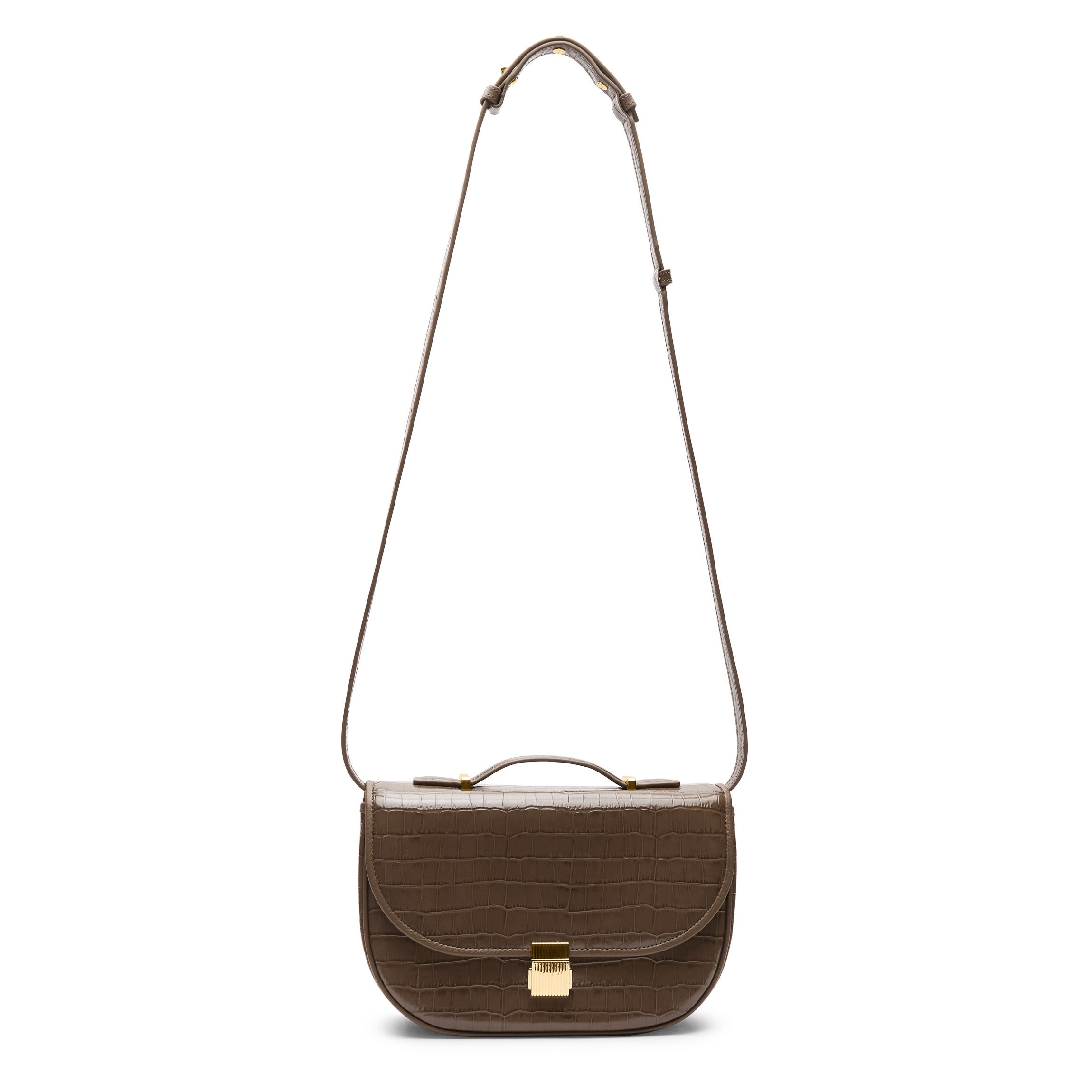 Katy Medium Saddle Bag | Full grain leather, classic crossbody