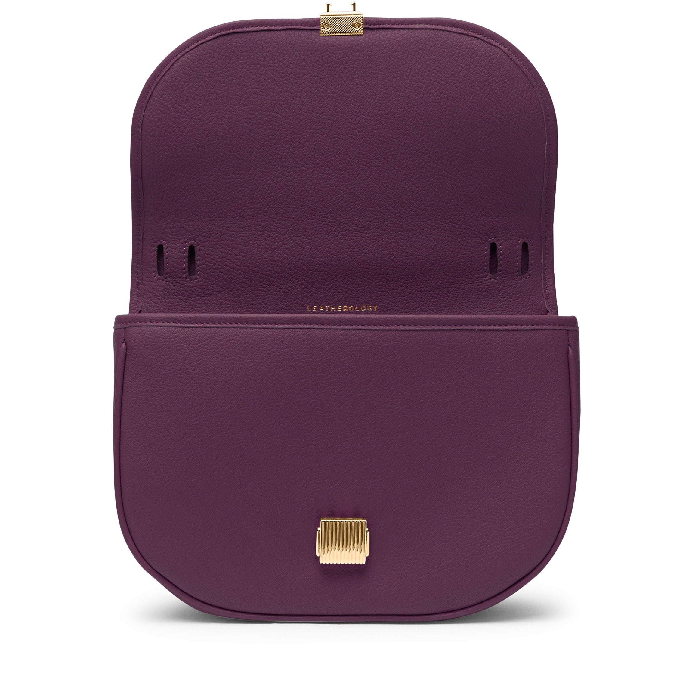 Purple Embossed Leather Saddle Purse Saddle Bag Purple Bags & Handbags for Women for sale | eBay main image 2