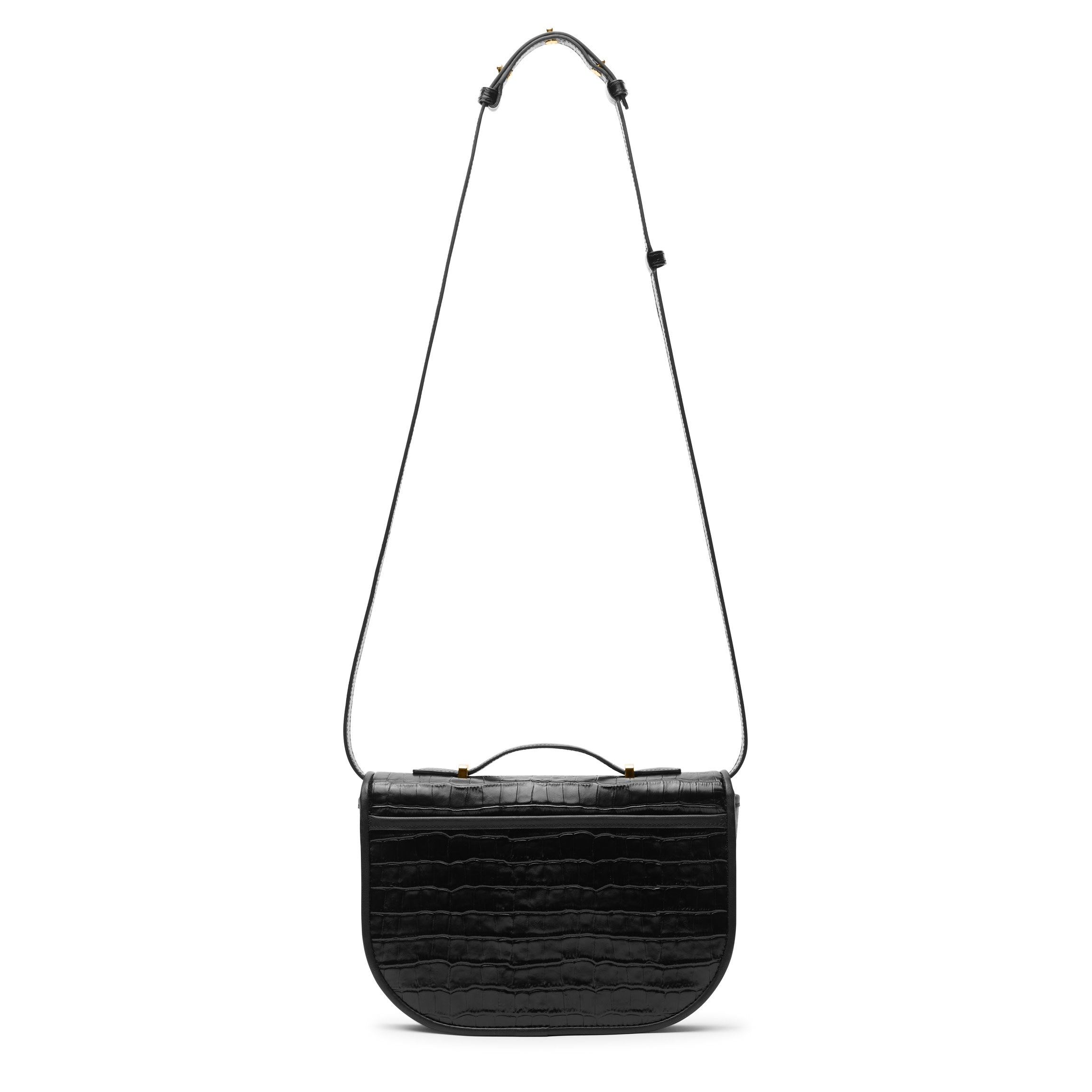 Katy Medium Saddle Bag | Full grain leather, classic crossbody 
