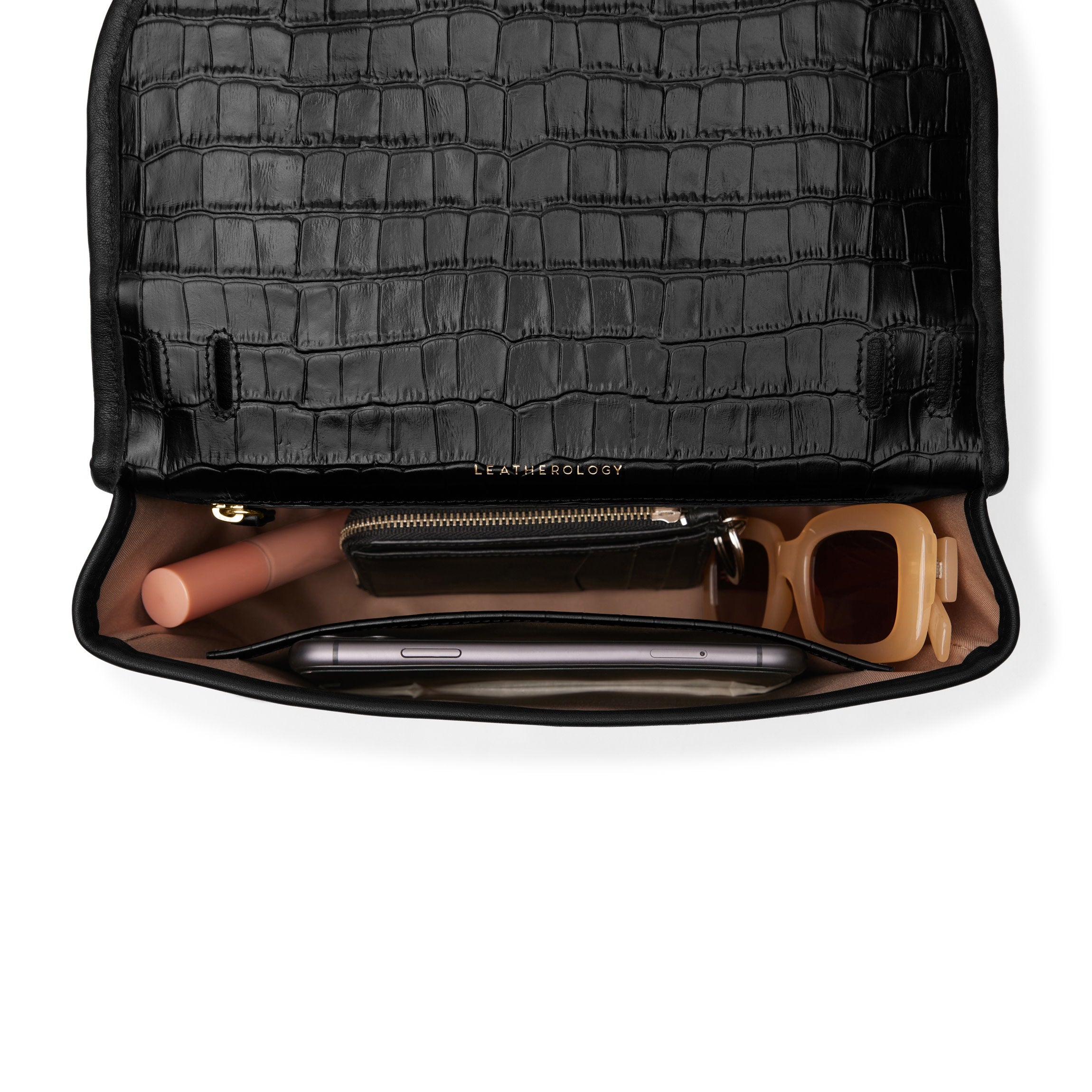 Katy Medium Saddle Bag | Full grain leather, classic crossbody