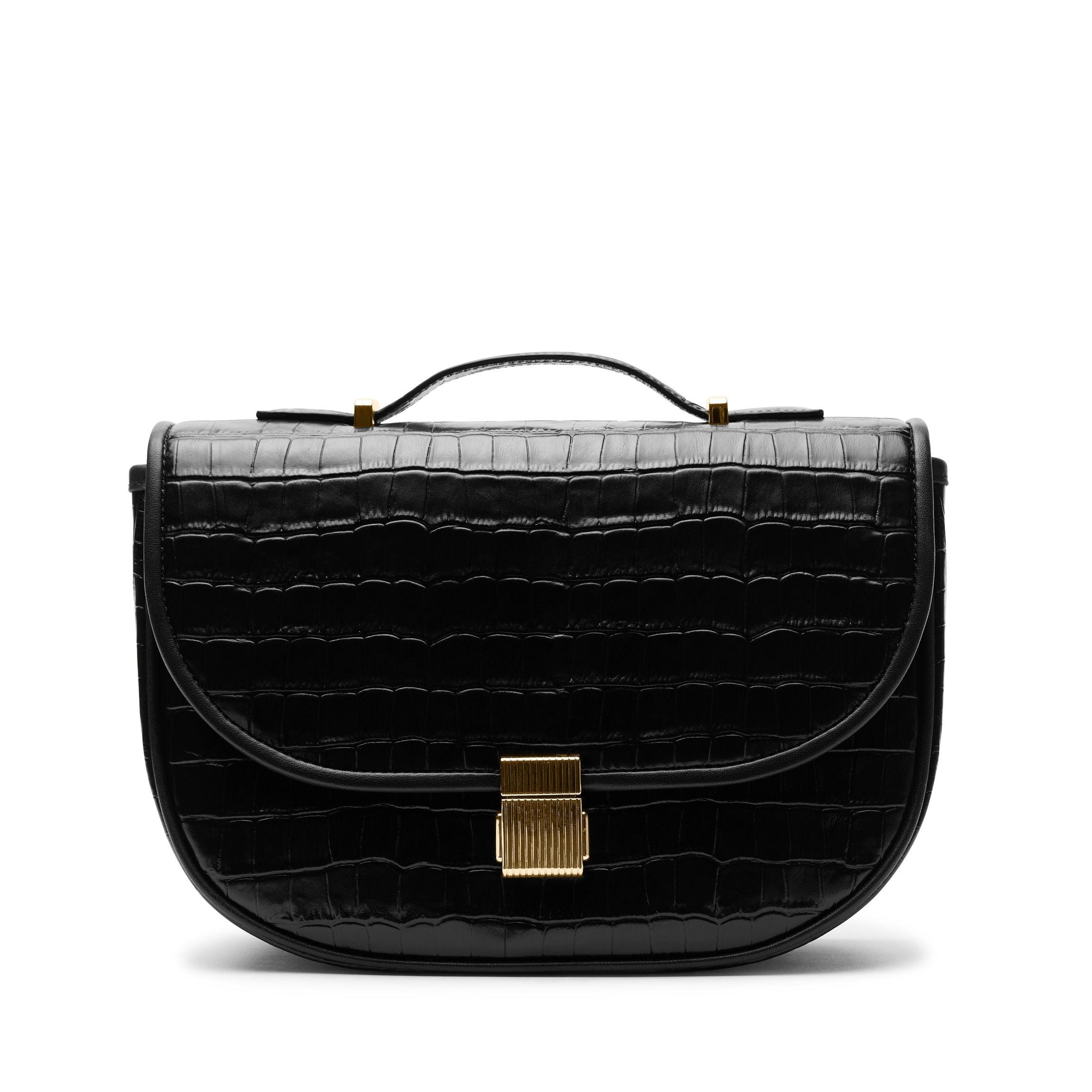 Katy Medium Saddle Bag | Full Grain Leather, Classic Crossbody