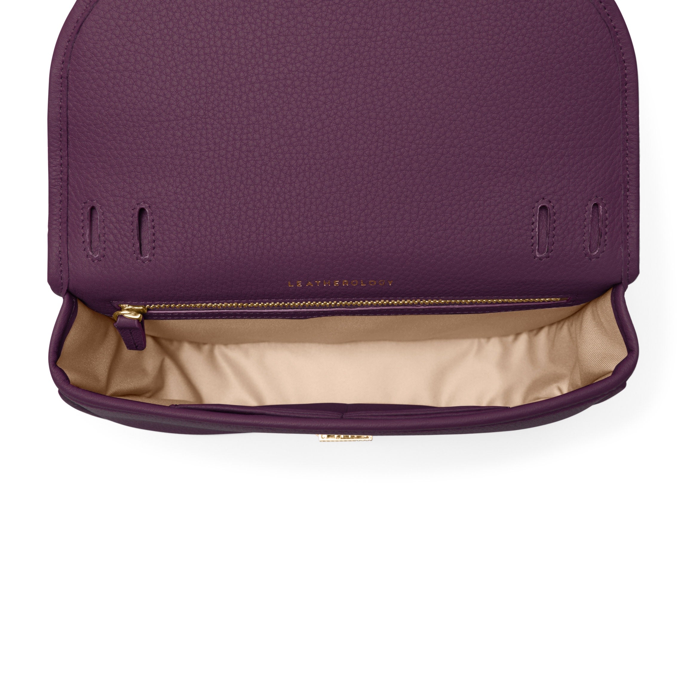 Katy Small Saddle Crossbody | Full grain leather, modern and  display picture 3