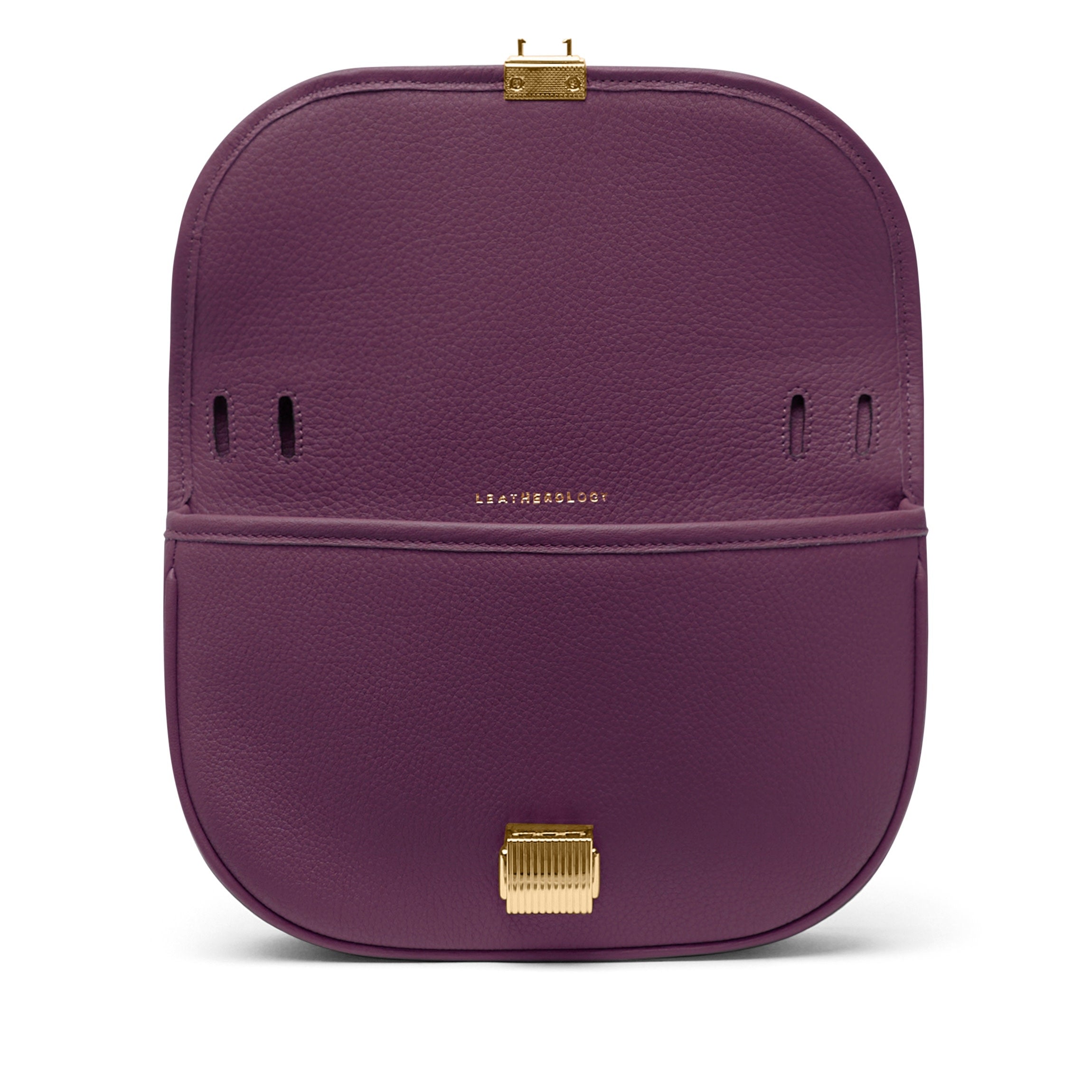 Compact Plum  100% Leather Exterior Women’s Sleek Everyday Sling Bag By STATE Scarlett Sling Bag | Portland Leather main image 4