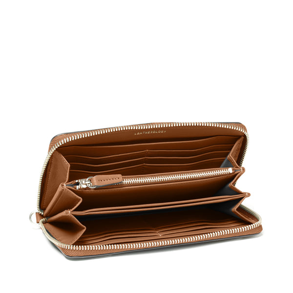 Klyde Continental Wallet Cognac