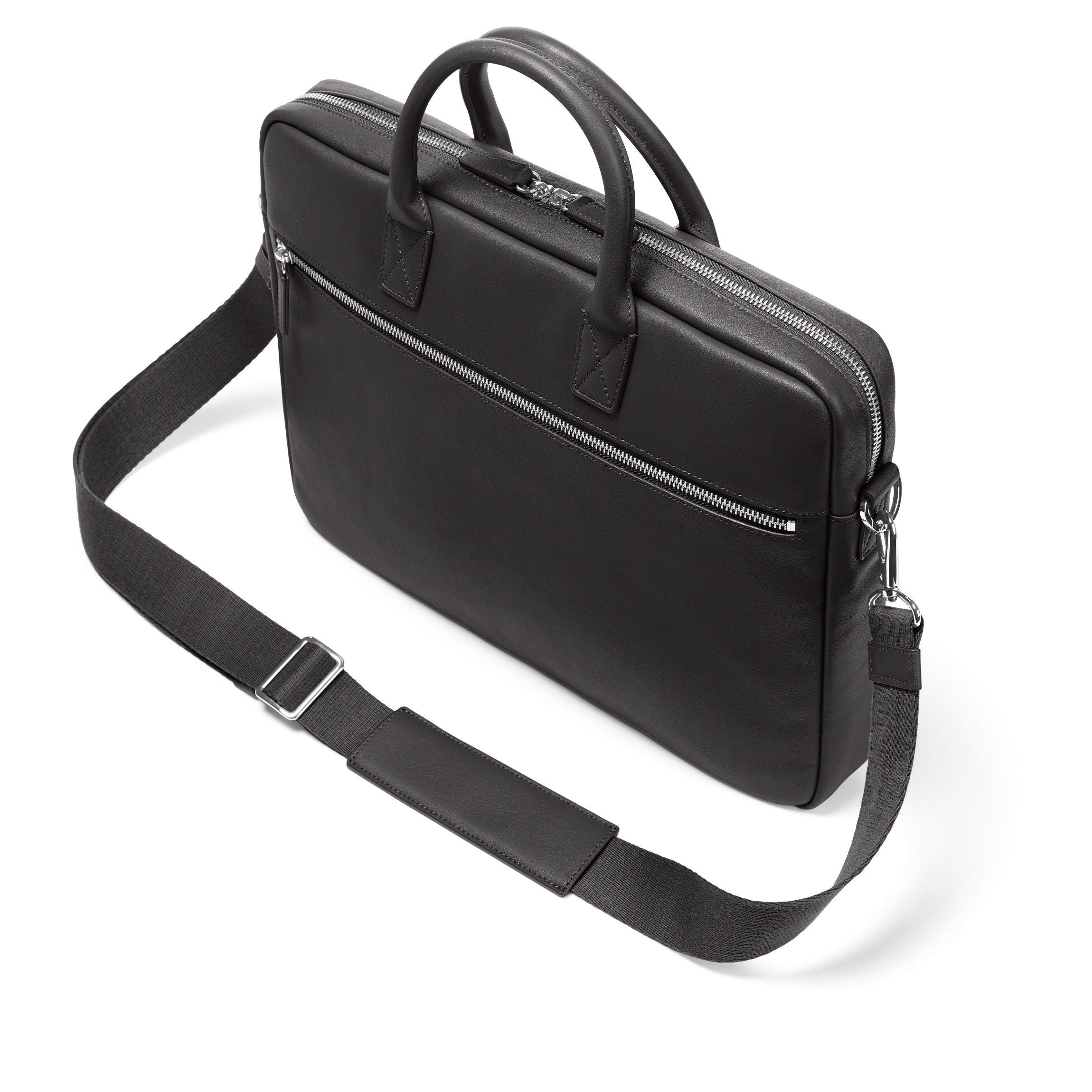 briefcase backpack leather thin Knox Slim Laptop Bag
