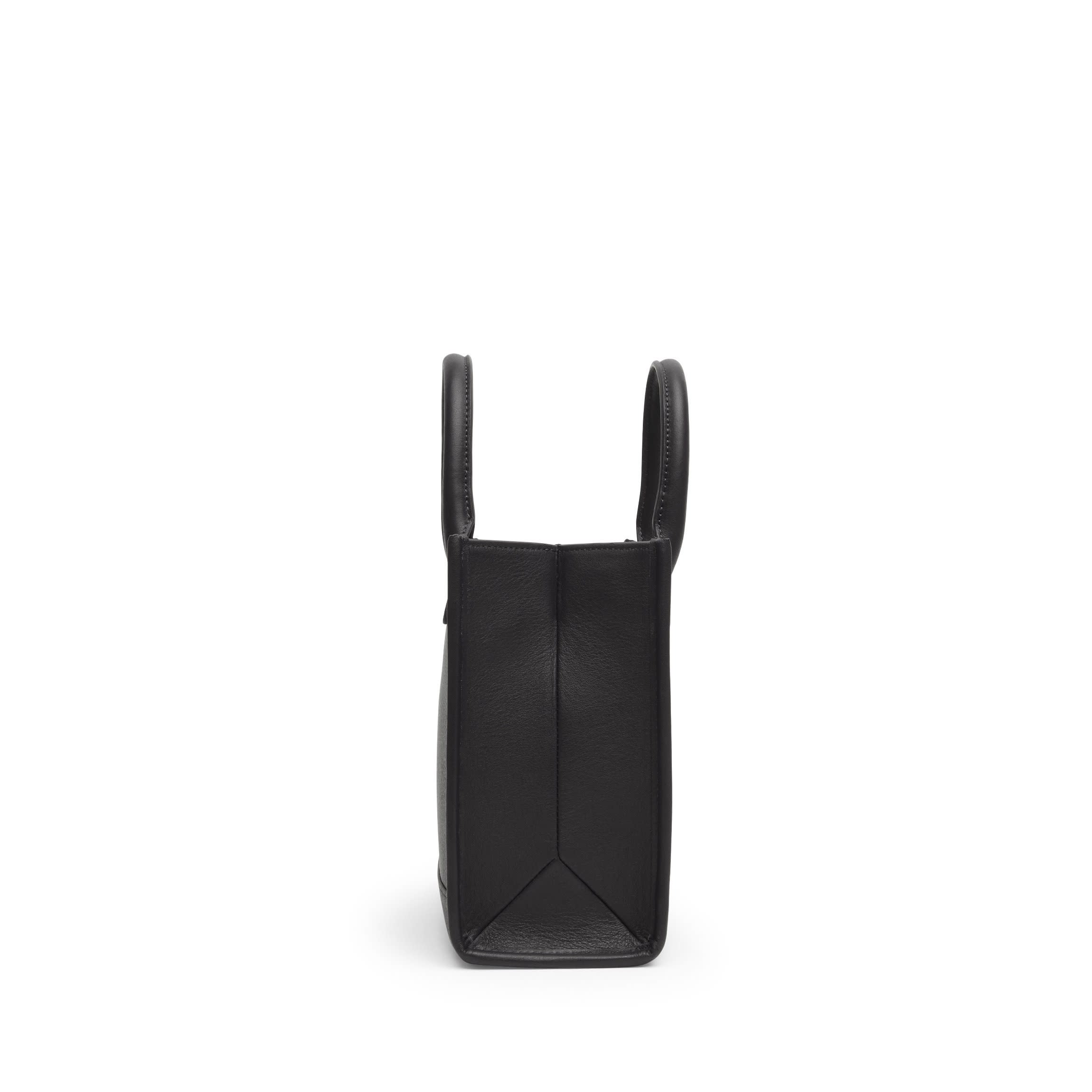Kress Mini Top Handle Bag | Full grain leather, chic structured