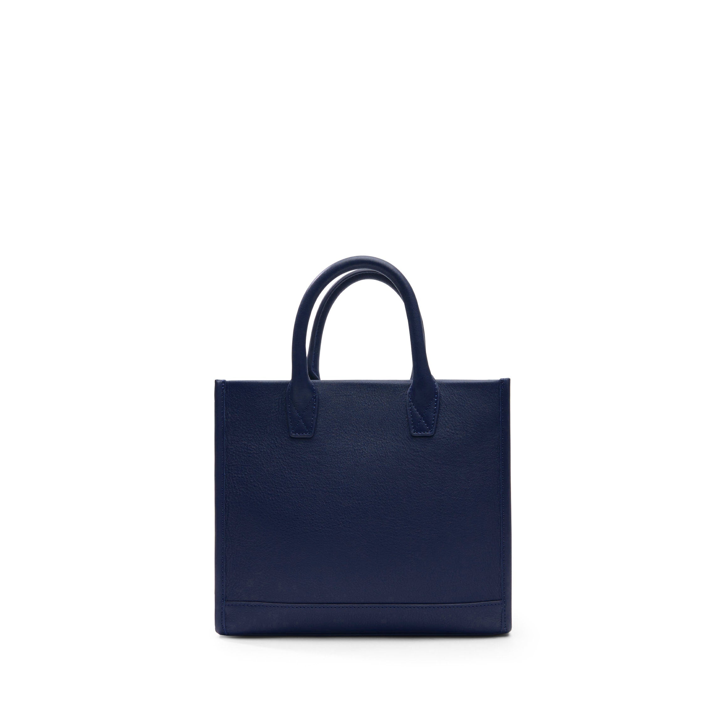 Kress Mini Top Handle Bag | Full grain leather, chic structured