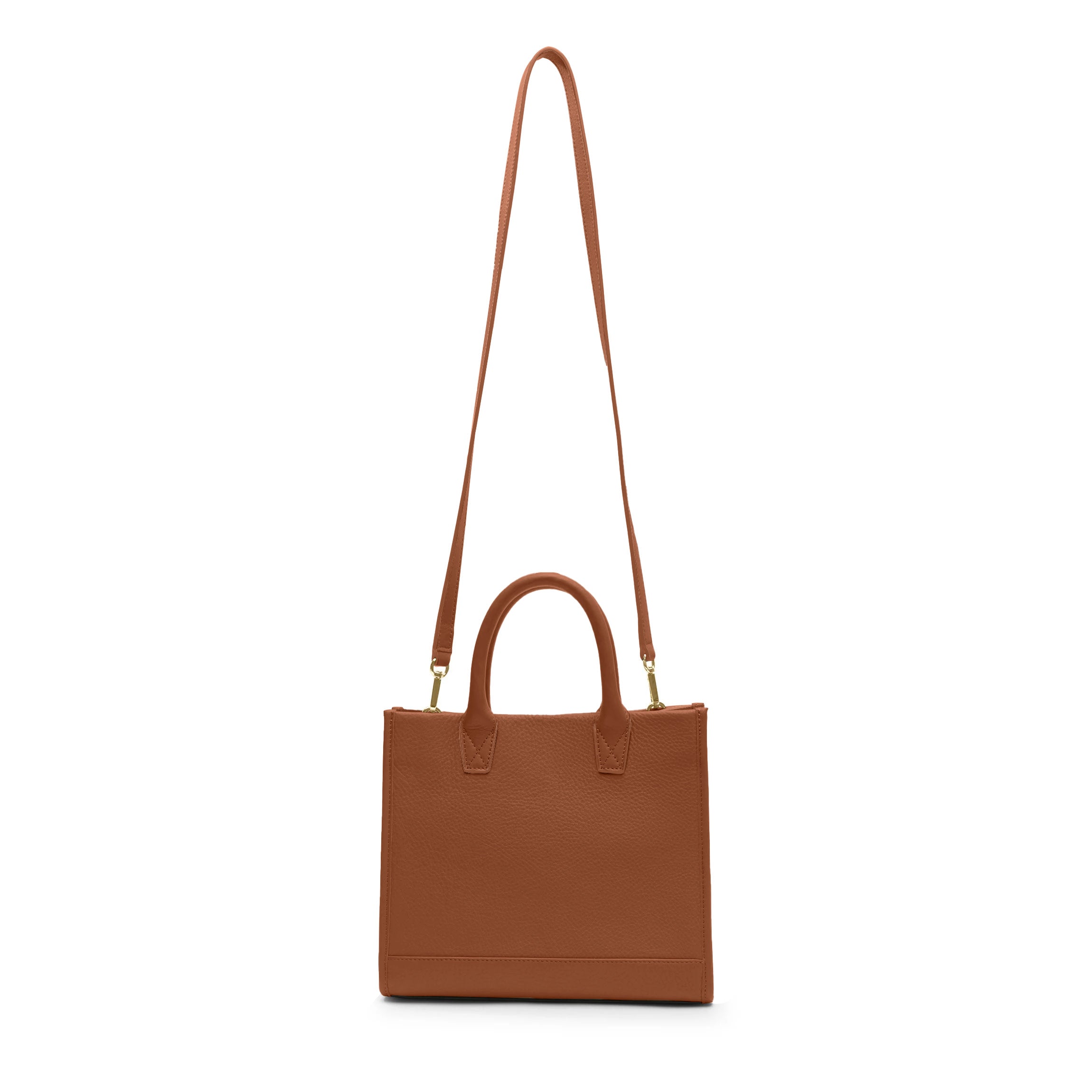 Kress Mini Top Handle Bag | Full Grain Leather, Chic Structured
