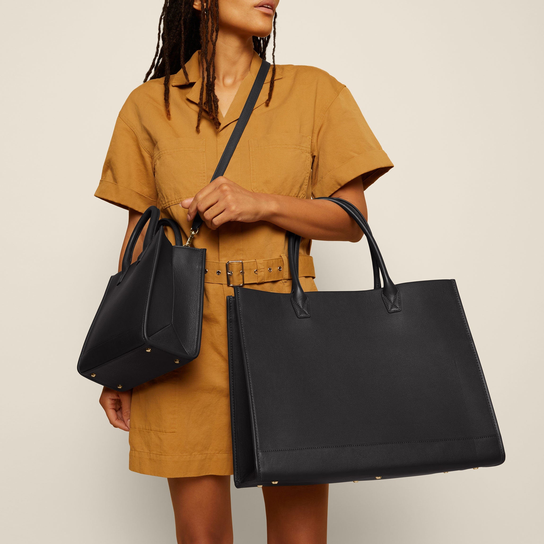 Kress XL Tote Full grain leather, oversized carryall
