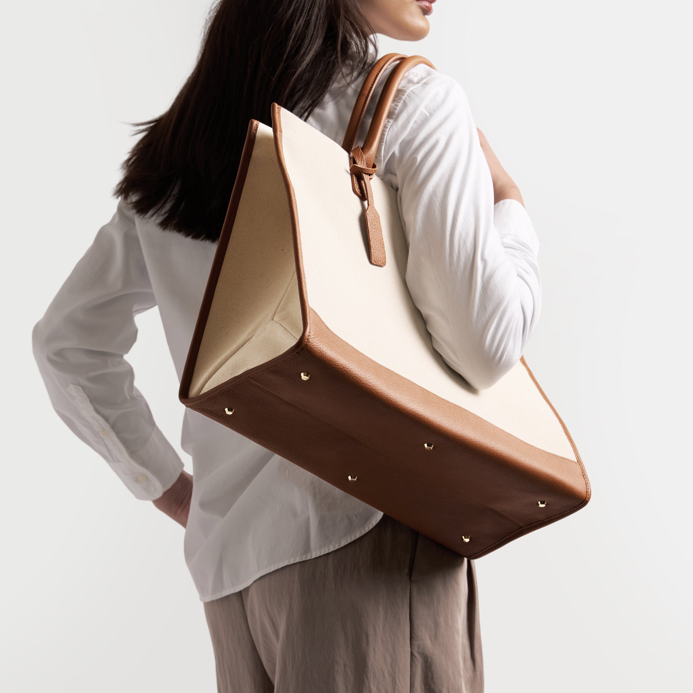 Kress XL Tote | Full grain leather, oversized carryall