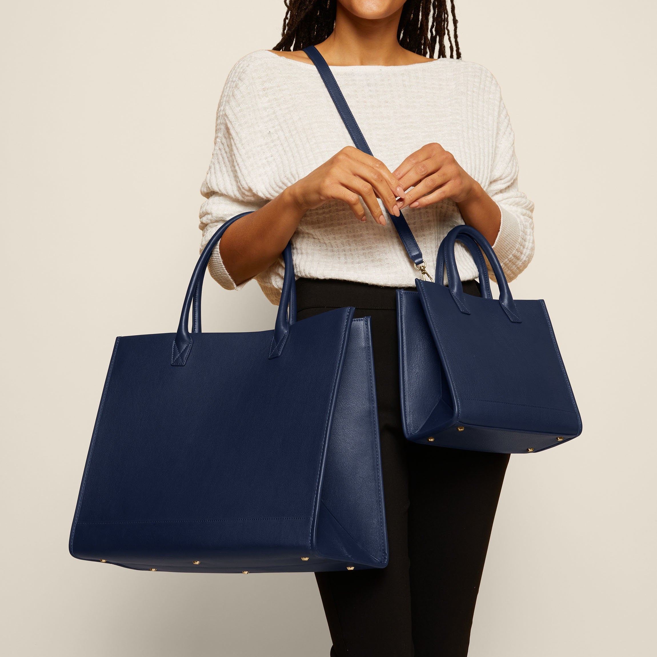 Kress XL Tote | Full grain leather, oversized carryall