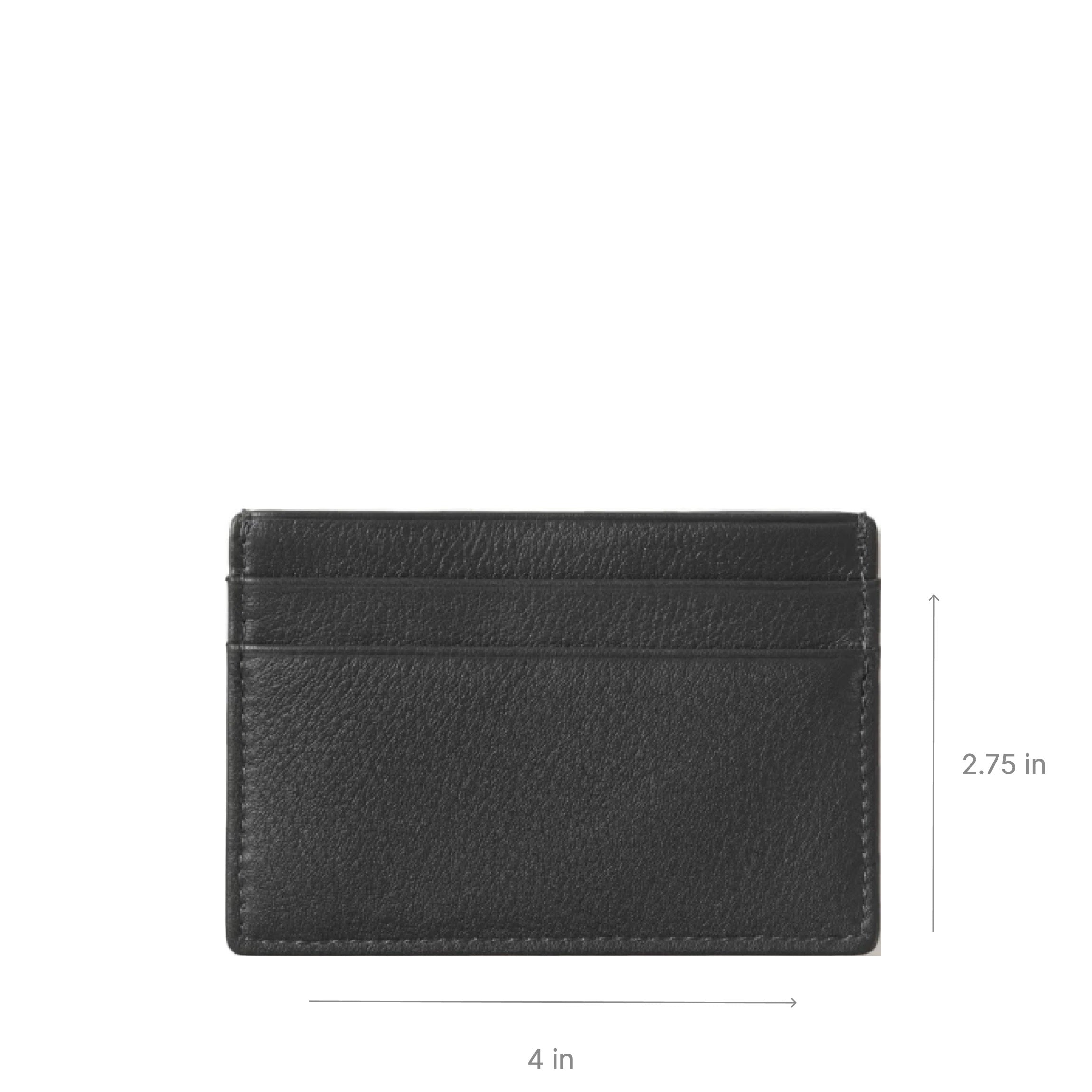 Slim Leather Card Case - Holds Credit Cards, IDs, Business Cards, 4 Card Slots & Center Pocket - Navy Blue - Personalized Gifts, Leatherology Slim Leather Card Case - Holds Credit Cards, IDs, Business Cards, 4 Card Slots & Center Pocket - Navy Blue - Personalized Gifts, Leatherology