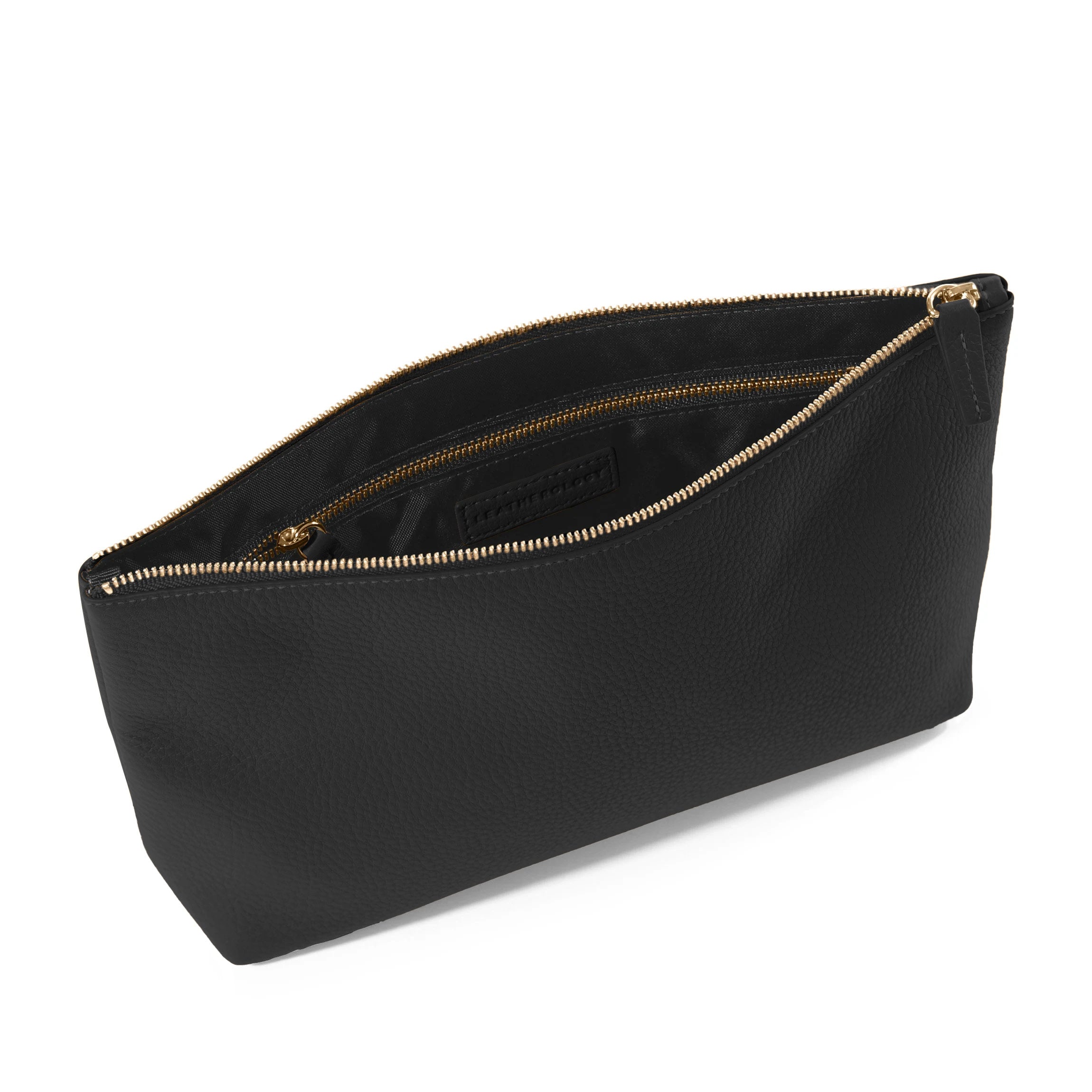 Large Accessories Pouch | Full Grain Leather, Spacious Storage