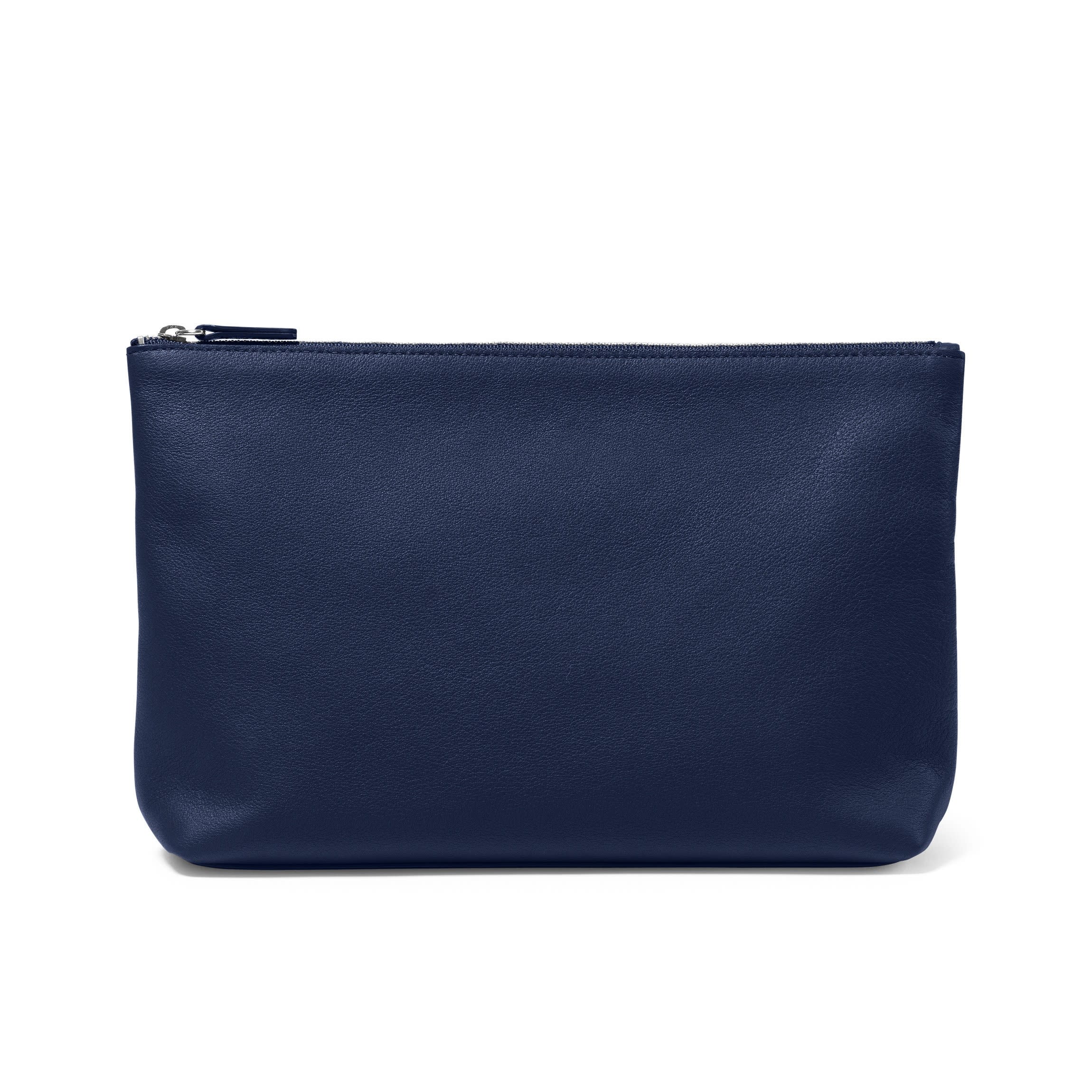 Large Accessories Pouch | Full grain leather, spacious storage