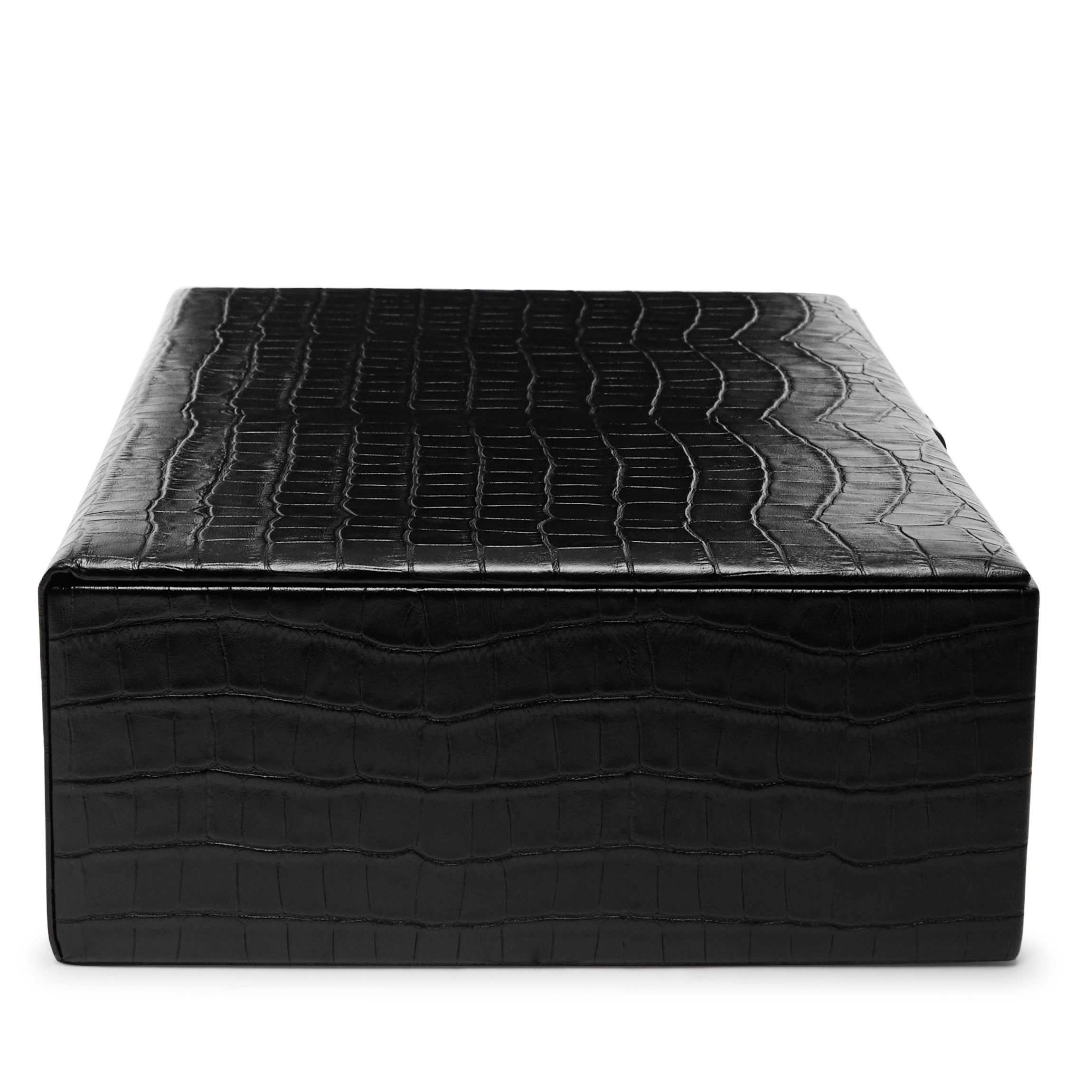 Large Decorative Box | Full grain leather, spacious home accent