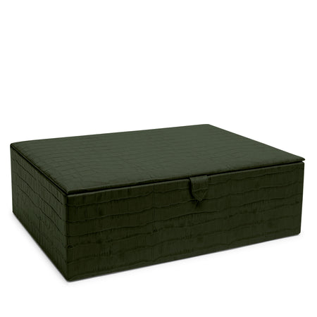 Large Decorative Box | Full grain leather, spacious home accent