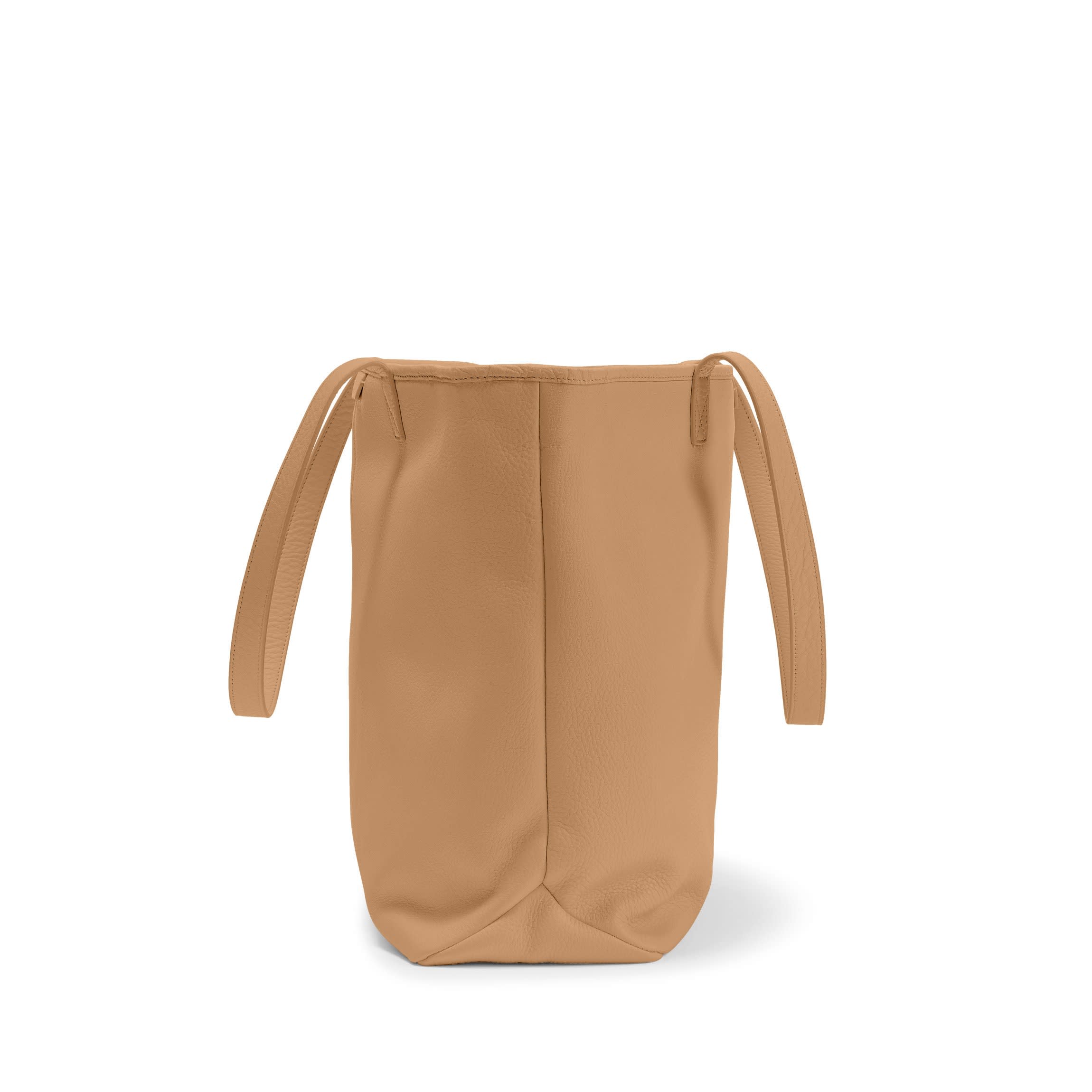 Large Zippered Downtown Tote | Full grain leather, spacious and