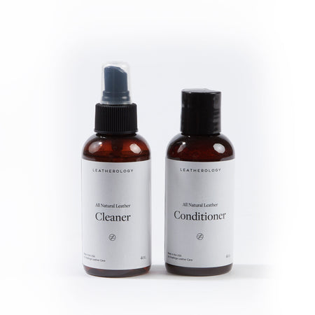 Leather Care Kit | Cleaner & conditioner, bristle brush, Leatherology Cleaner Leather Care Kit | Cleaner & conditioner, bristle brush, Leatherology Cleaner