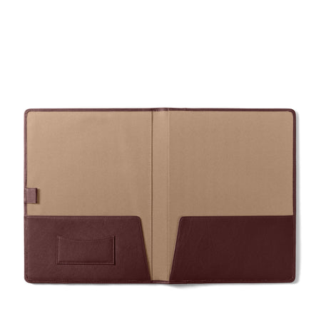 Leatherology Leather Folder Bordeaux