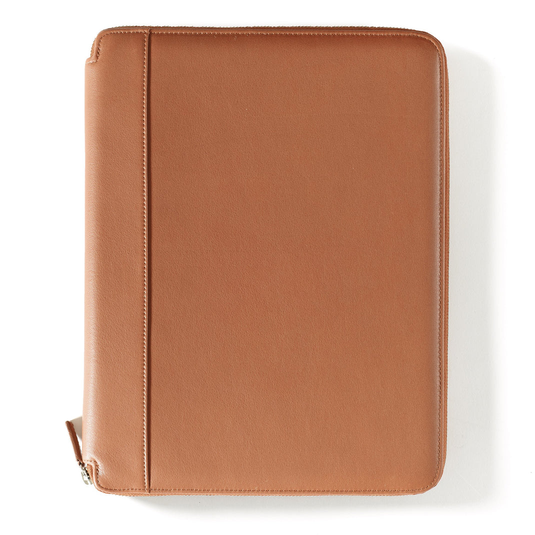 Left-Handed-Executive-Zippered-Portfolio-Tan-L49-229-1
