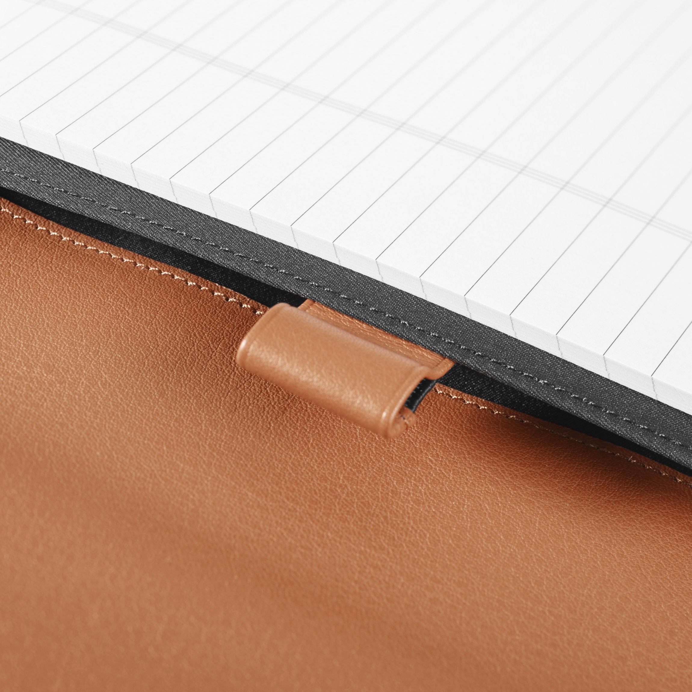 Left Handed Executive Zippered Portfolio | Full grain leather