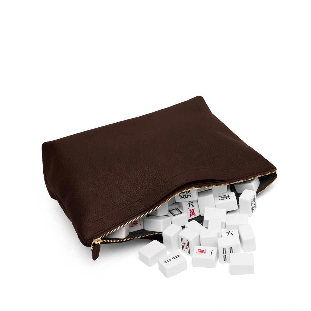 Mahjong Tile Pouch Umber