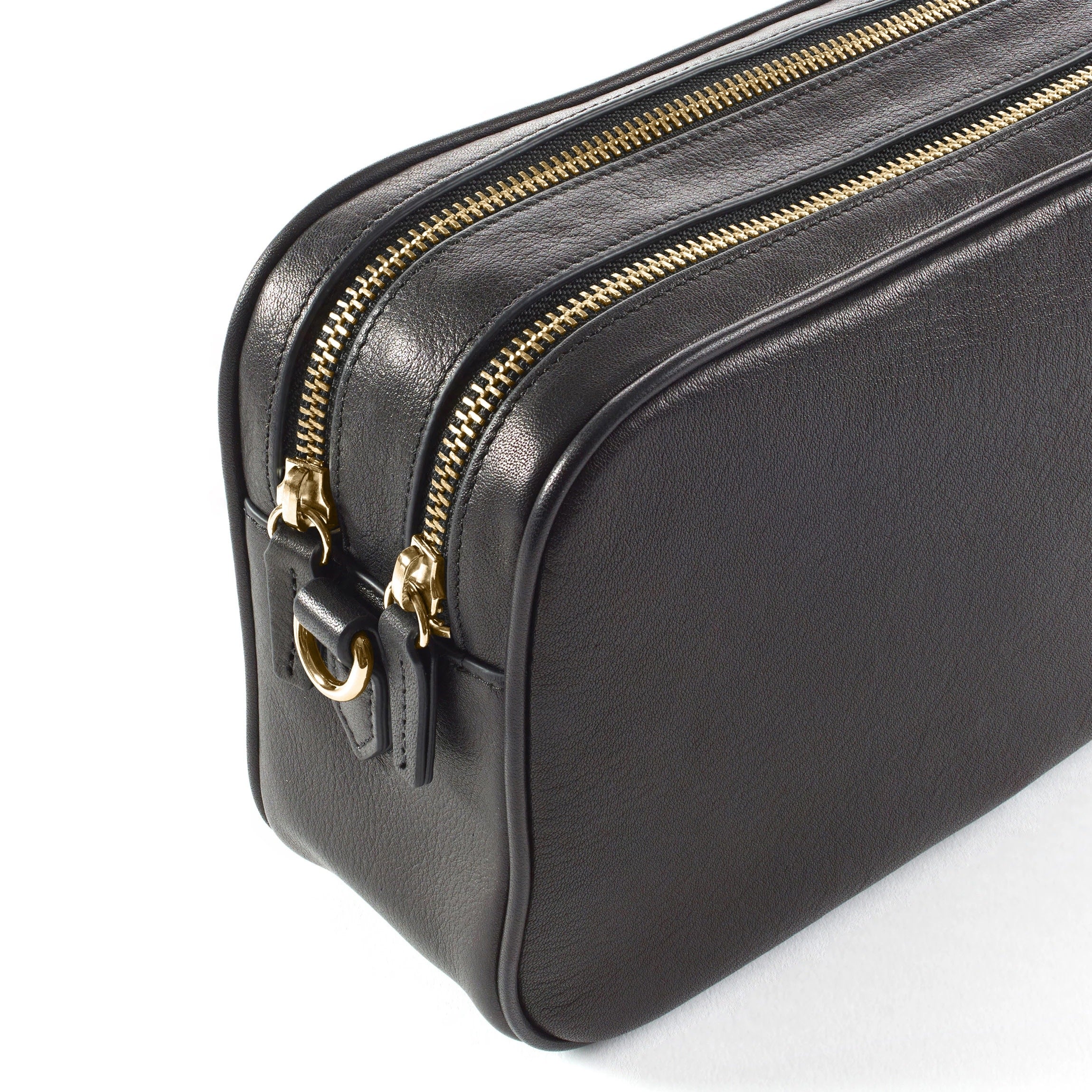 Meadow Double Zip Camera Bag | Full grain leather, secure camera
