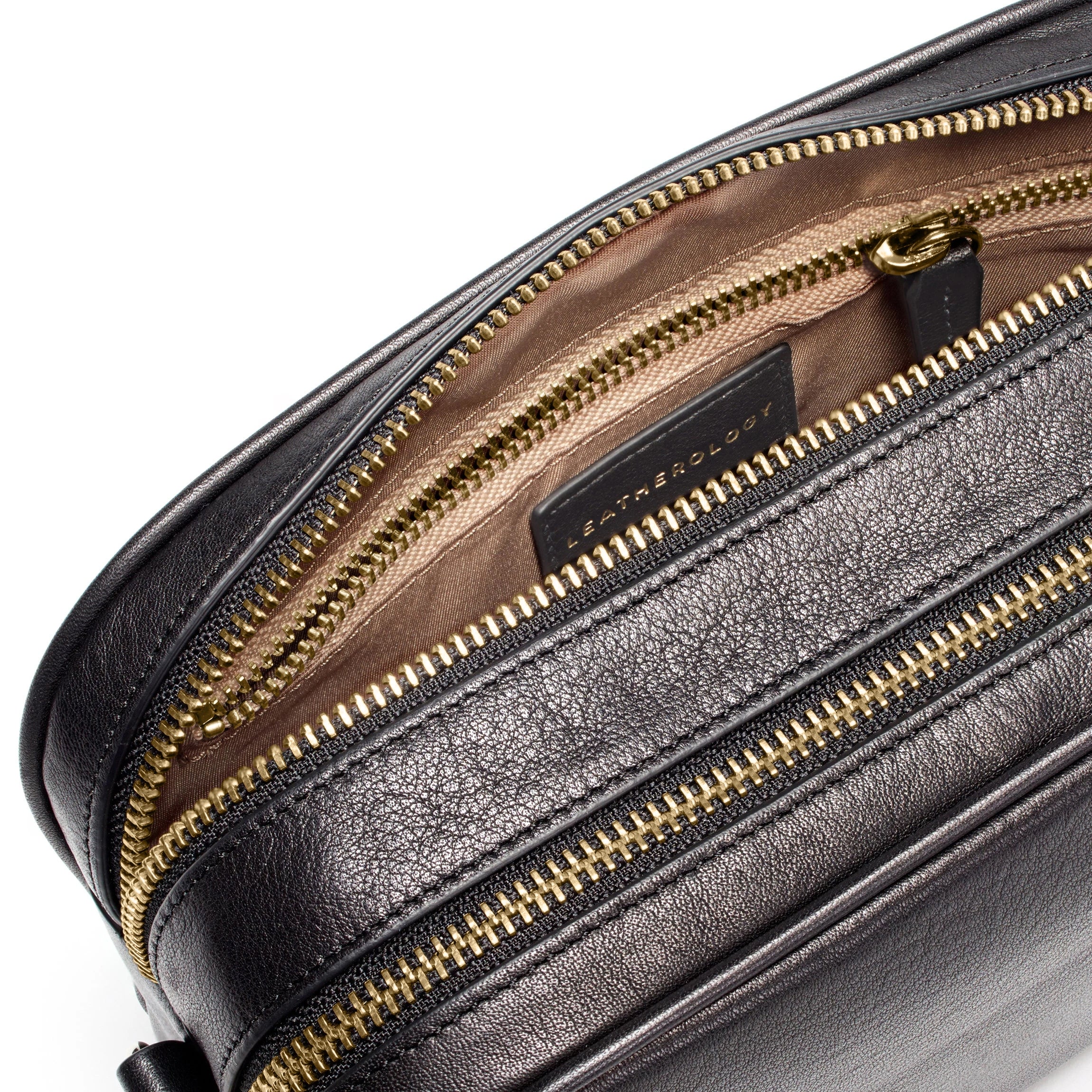 Meadow Double Zip Camera Bag | Full grain leather, secure camera