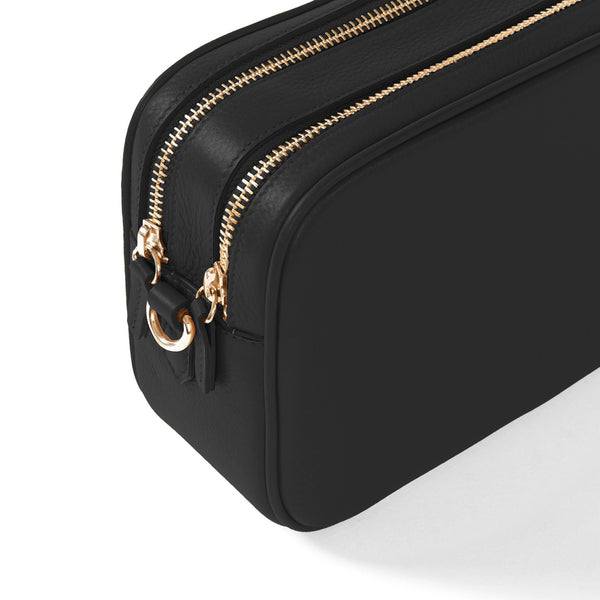 Meadow Double Zip Camera Bag | Full grain leather, secure camera