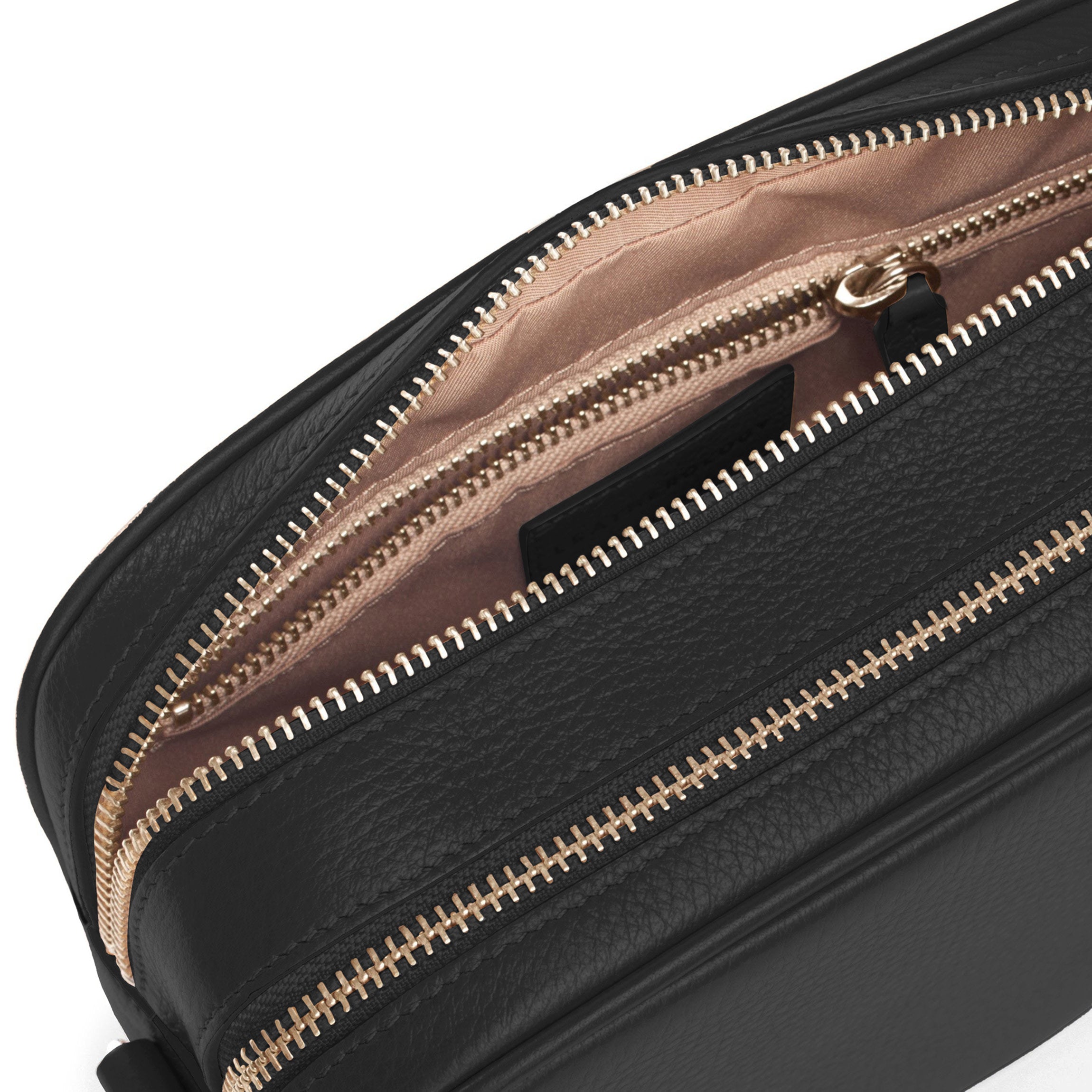 Meadow Double Zip Camera Bag | Full grain leather, secure camera